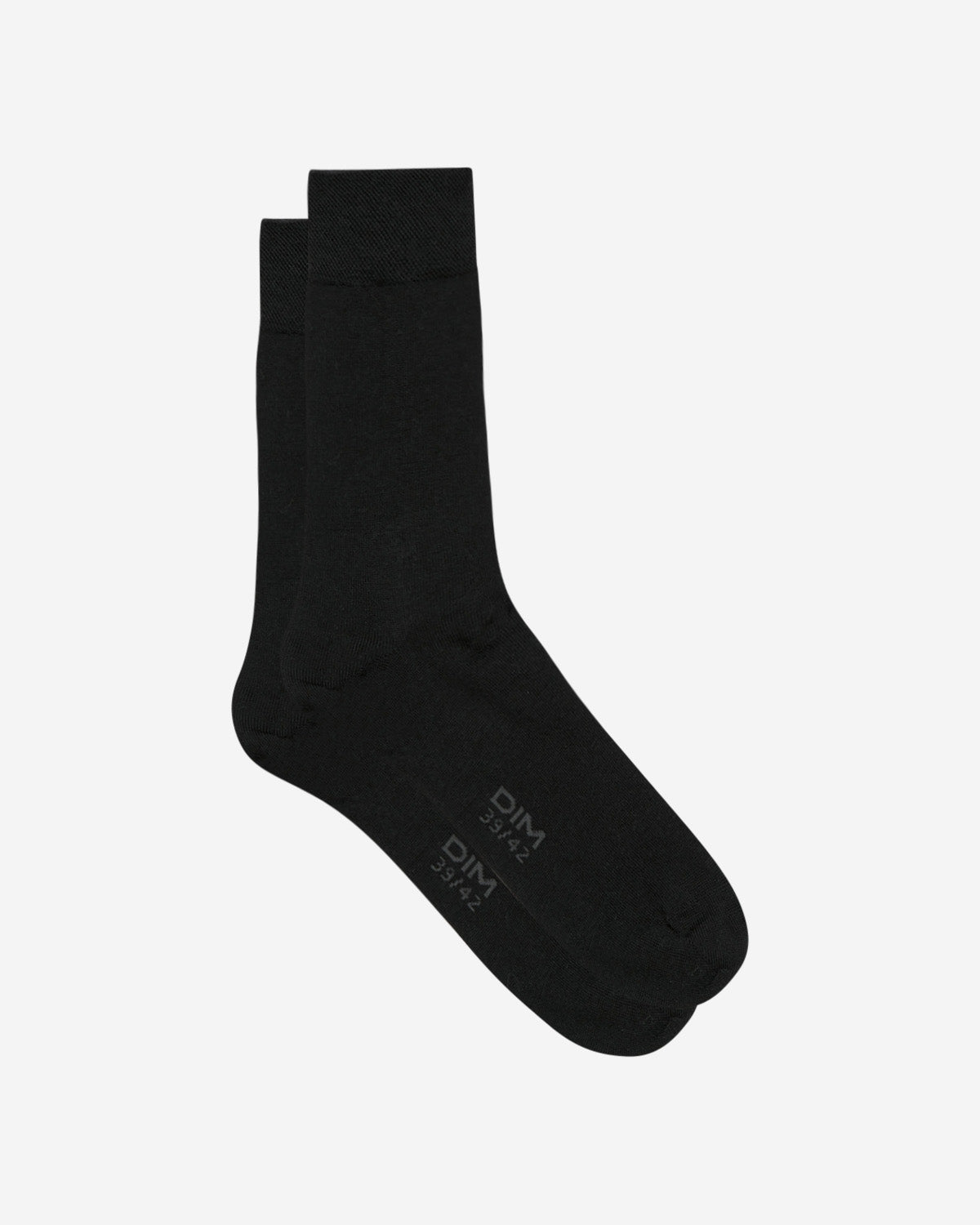 DIM Calcetines negros para hombre de lana