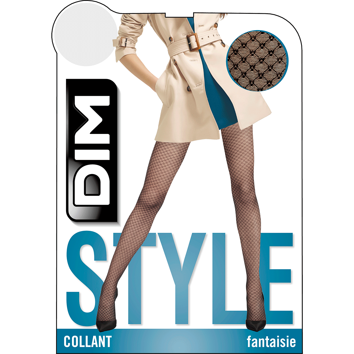 DIM Panti negro de velo joya 23D Madame so Chic