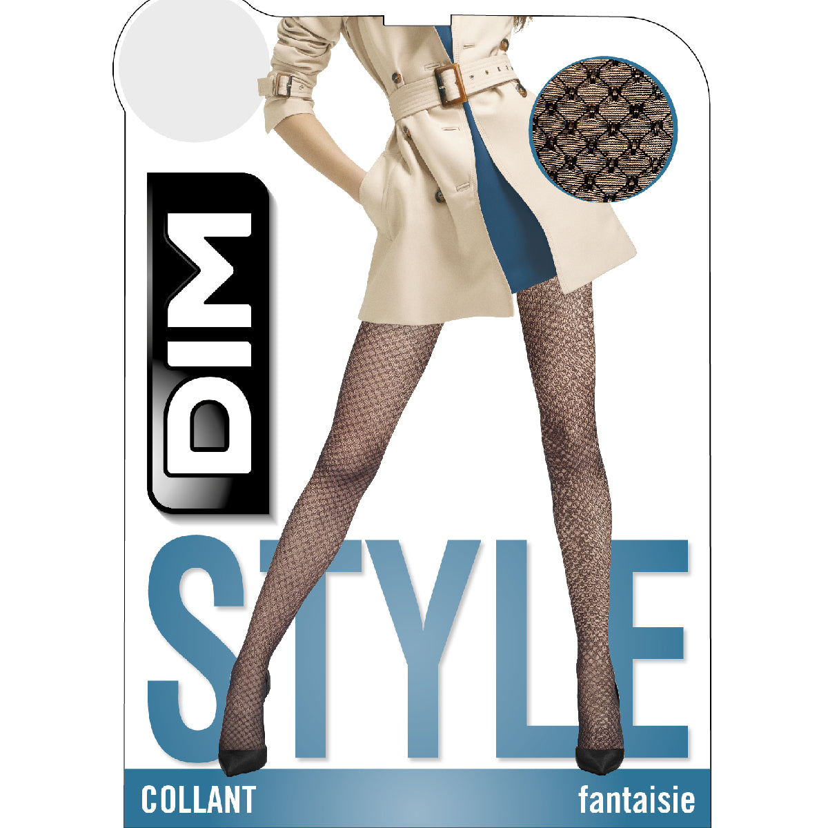 DIM Panti negro de velo joya 23D Madame so Chic