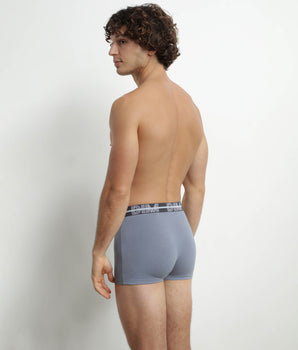 Pack de 3 bóxers de hombre con cinturón 3D Azul Rojo Gris Dim Powerful