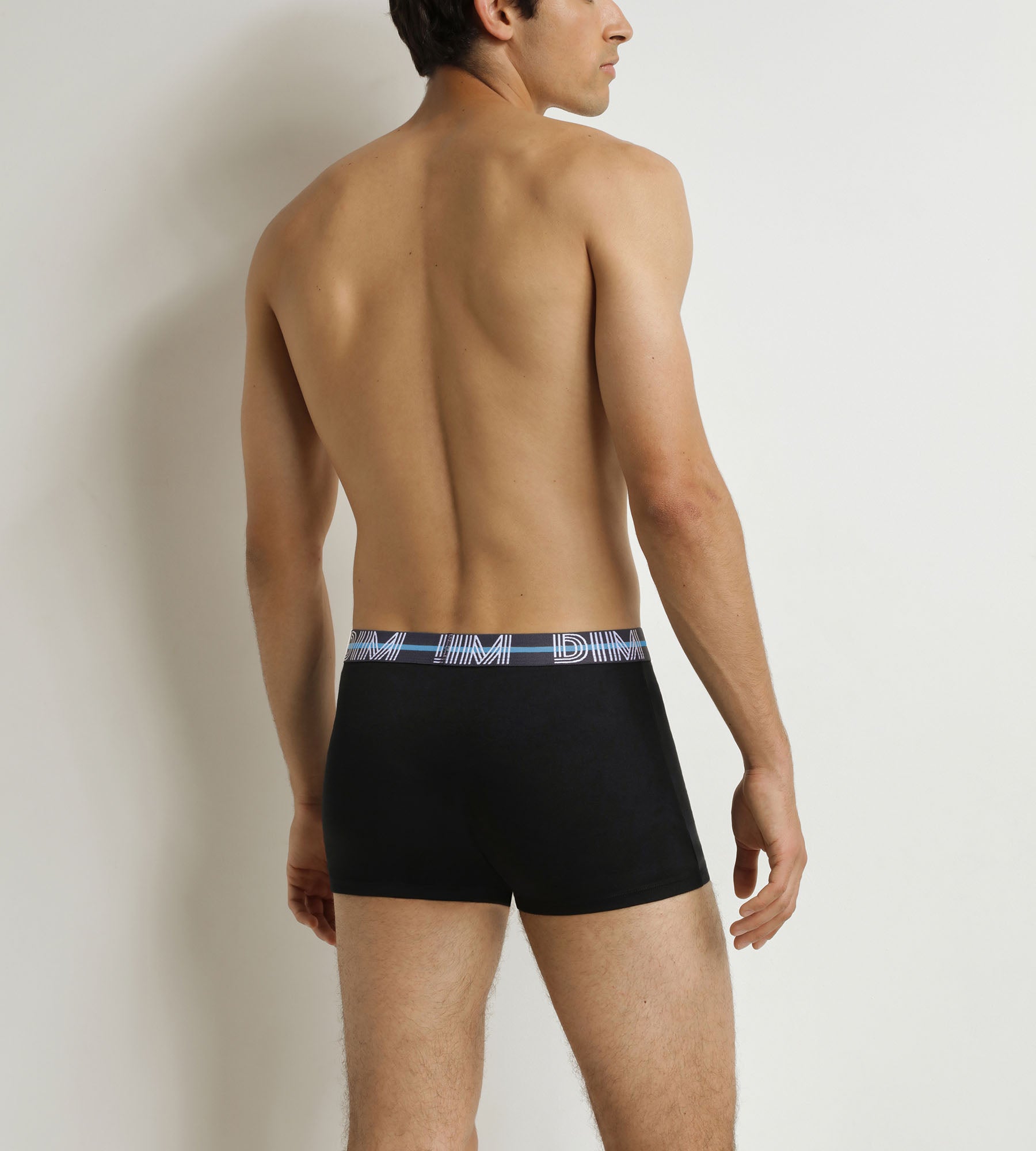 DIM Pack de 3 calzoncillos para hombre Black Blue Powerful