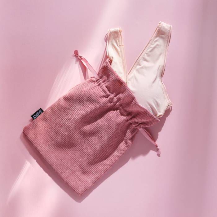 DIM Bolsa rosa