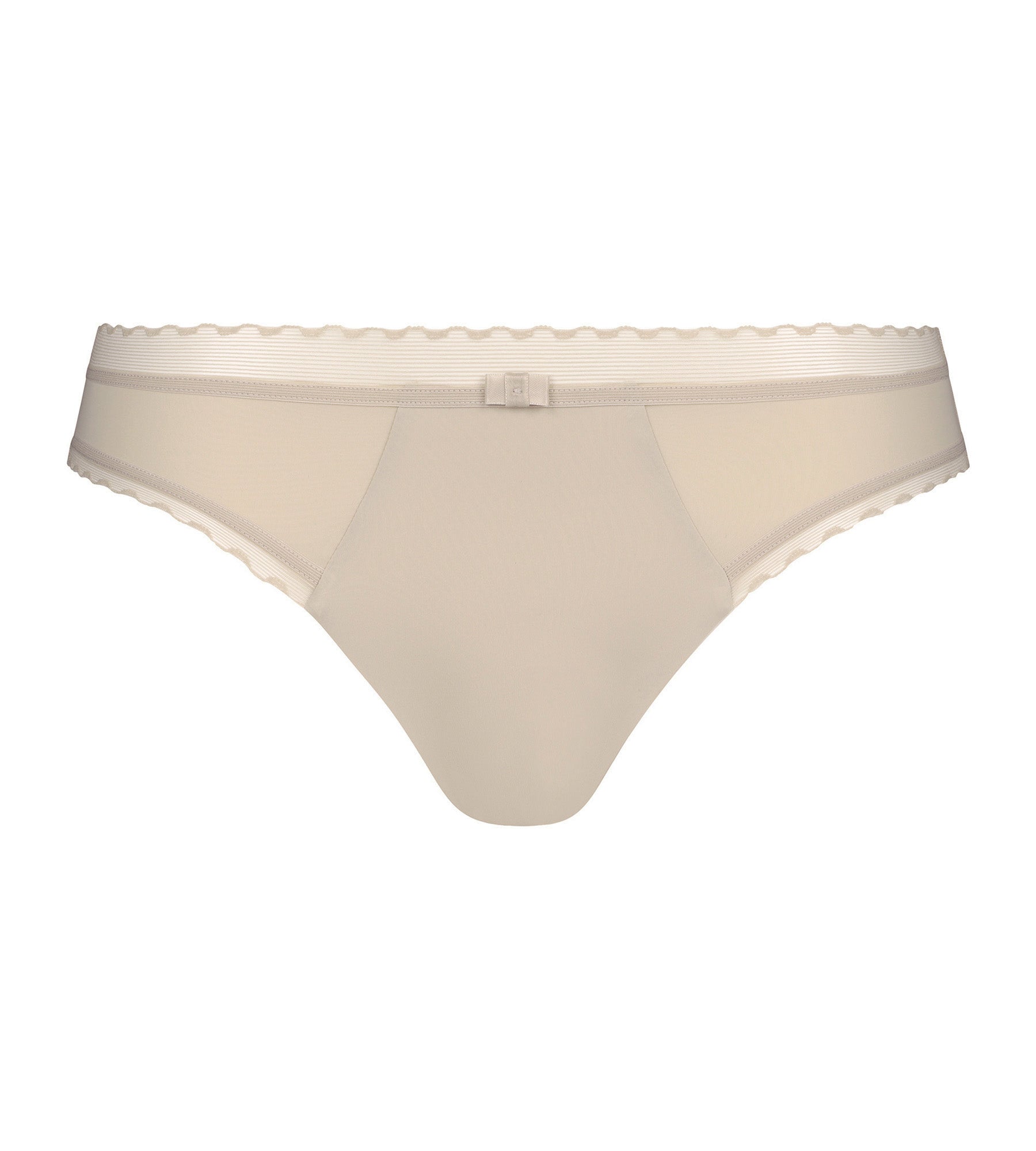 DIM Slip de microfibra y tul nude Dim Daily Confort
