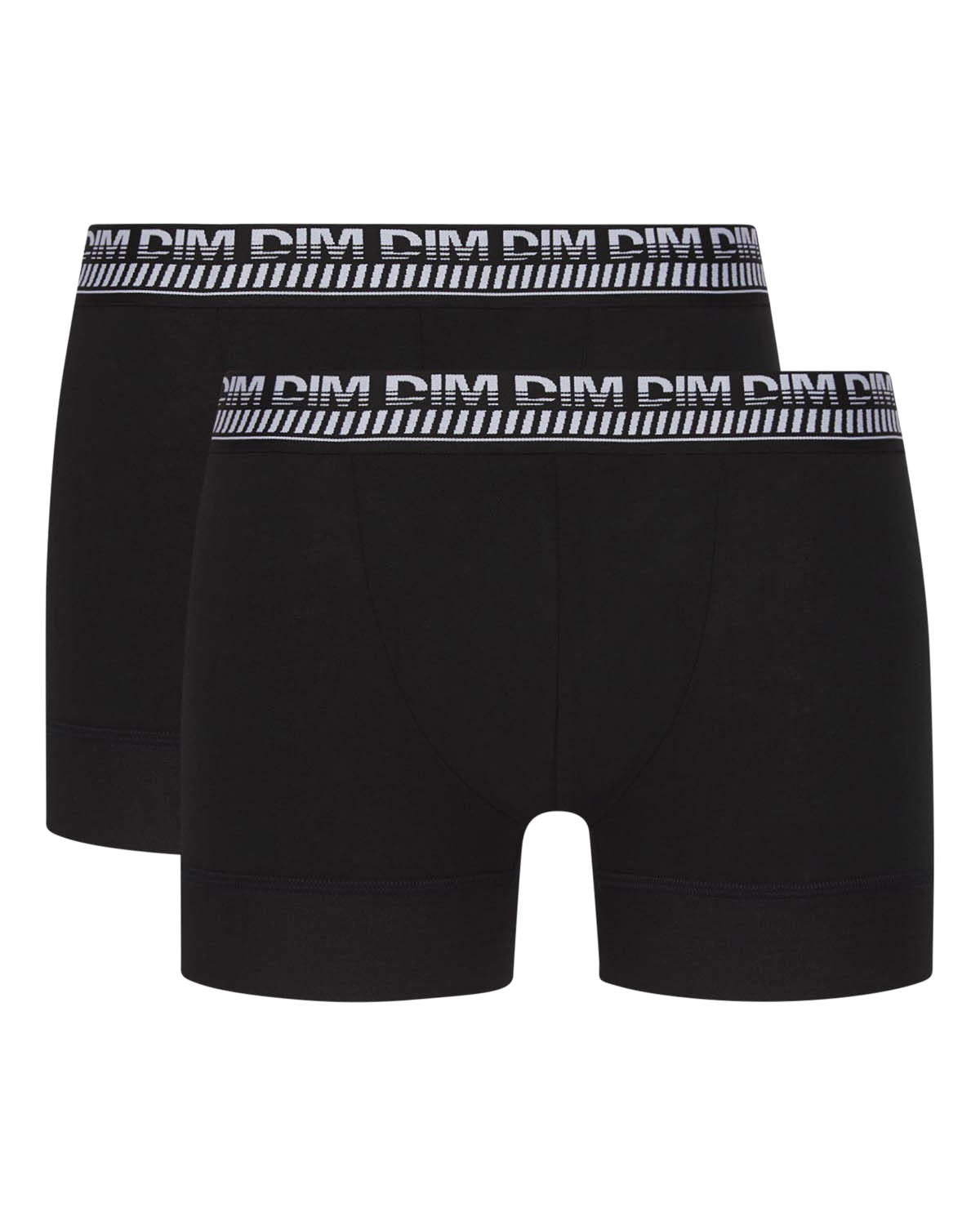 DIM Juego de 2 bóxers negros 3D Stay and Fit hombre