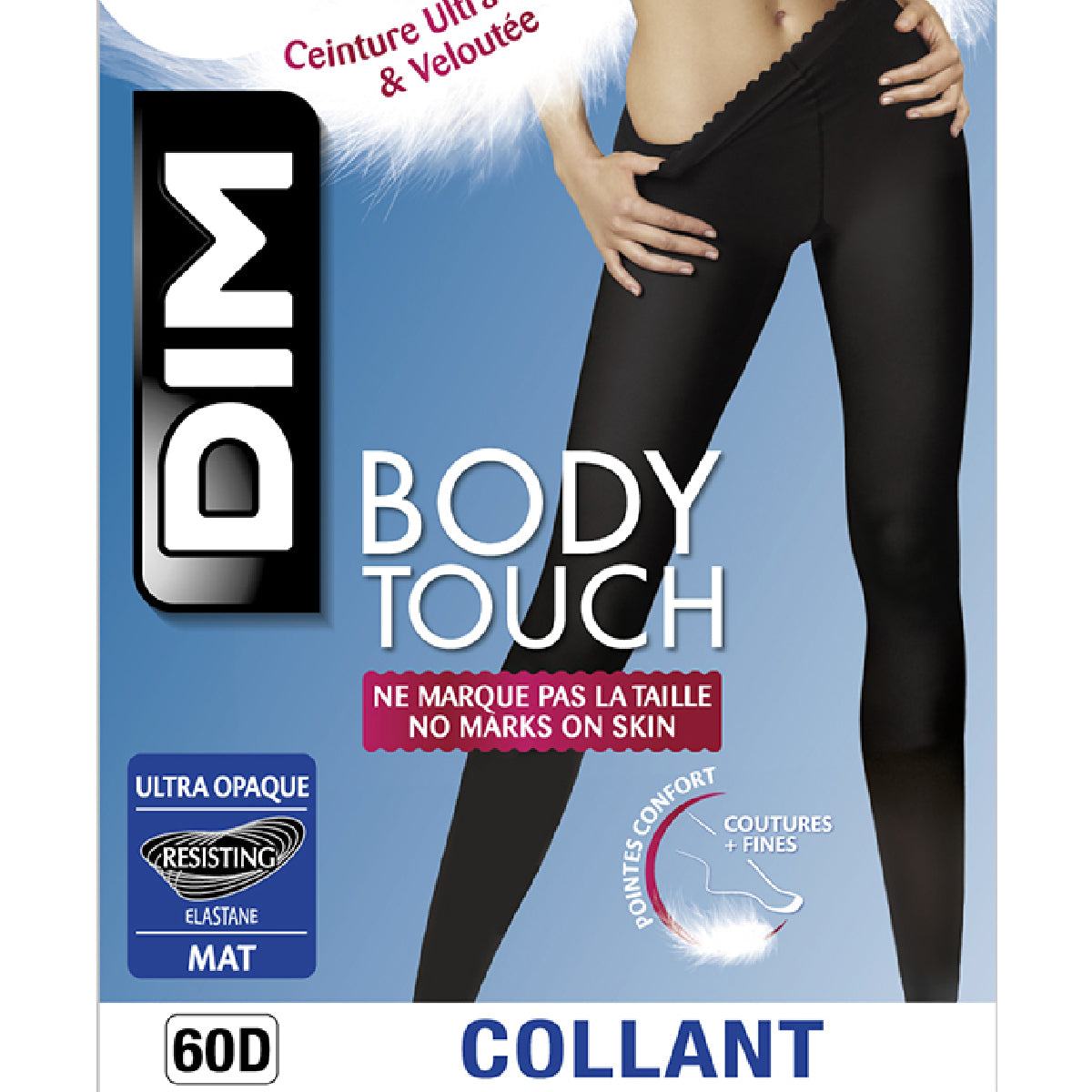 DIM Panti ultra opaco negro 60D Body Touch