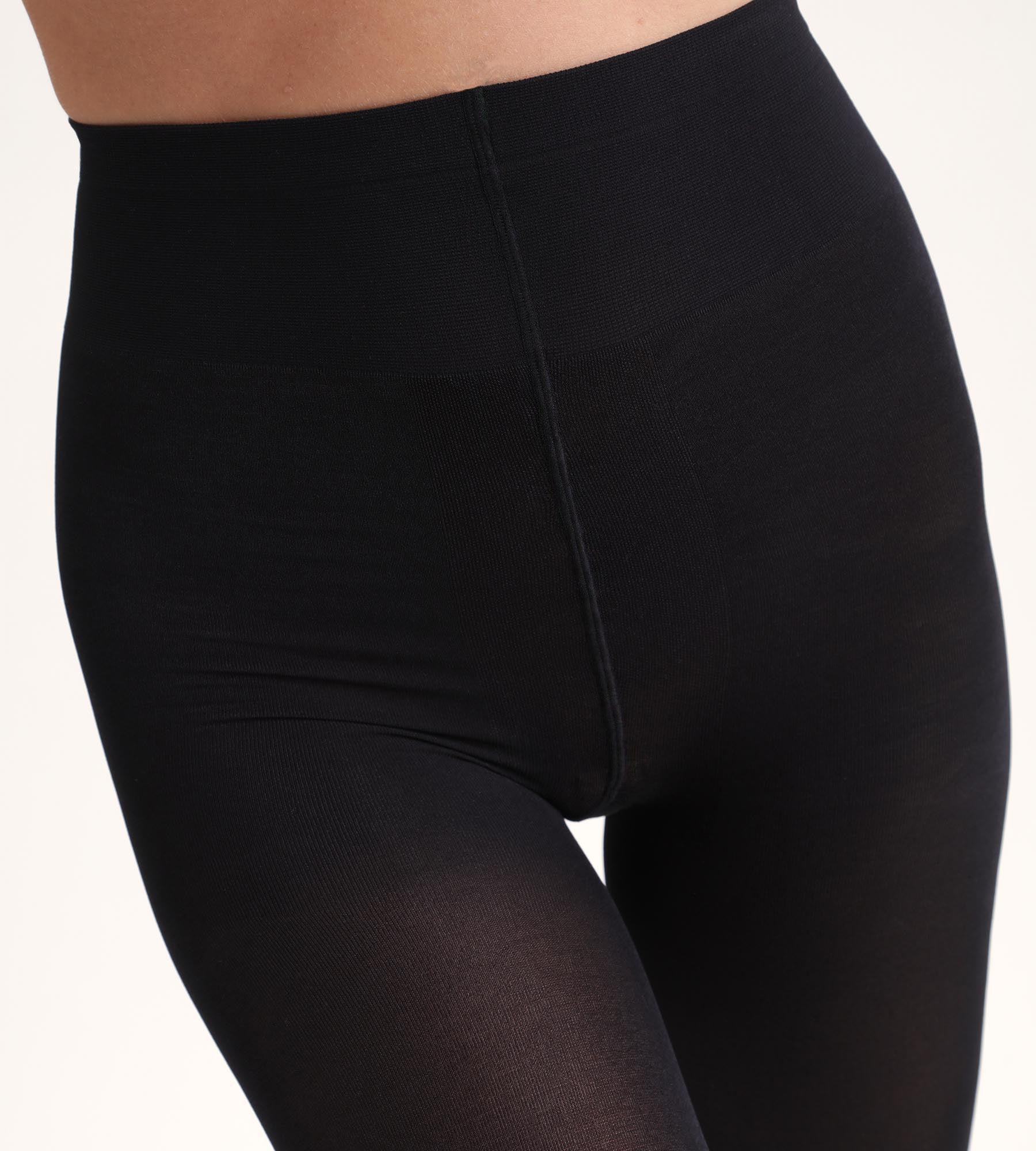 DIM Panti negro Diam's Jambes Fuselées ultraopaco 70D