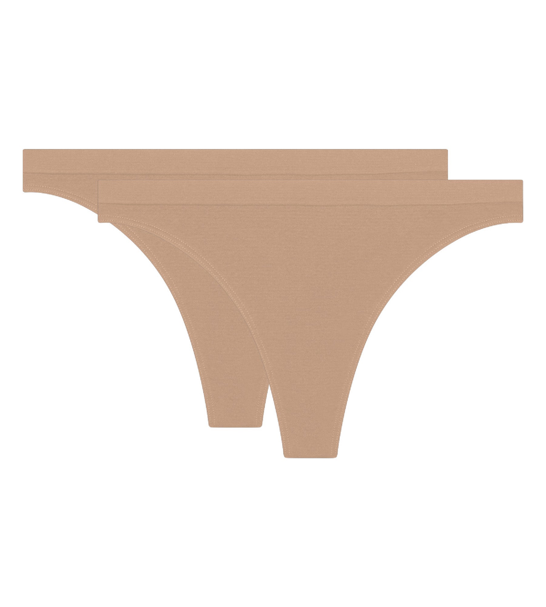 DIM Pack de 2 tangas de microfibra New Skin para mujer