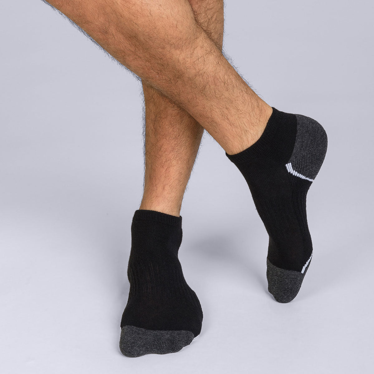 DIM Lote de 3 calcetines bajos deportivos para zapatillas DIM Sport para hombre