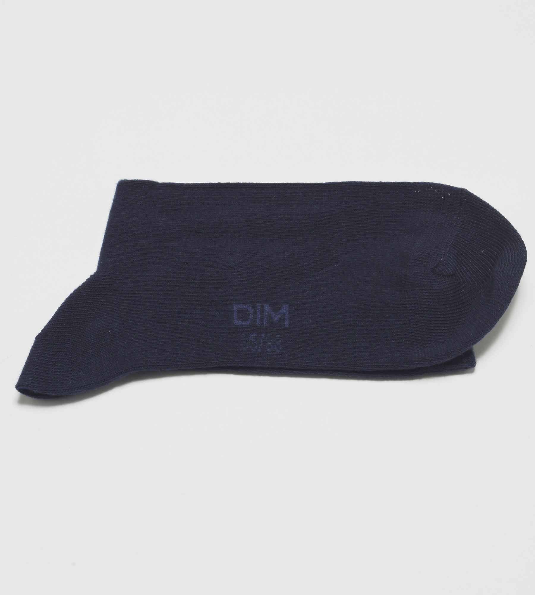 DIM Pack de 3 pares de calcetines de mujer de algodón Azul Marino Dim