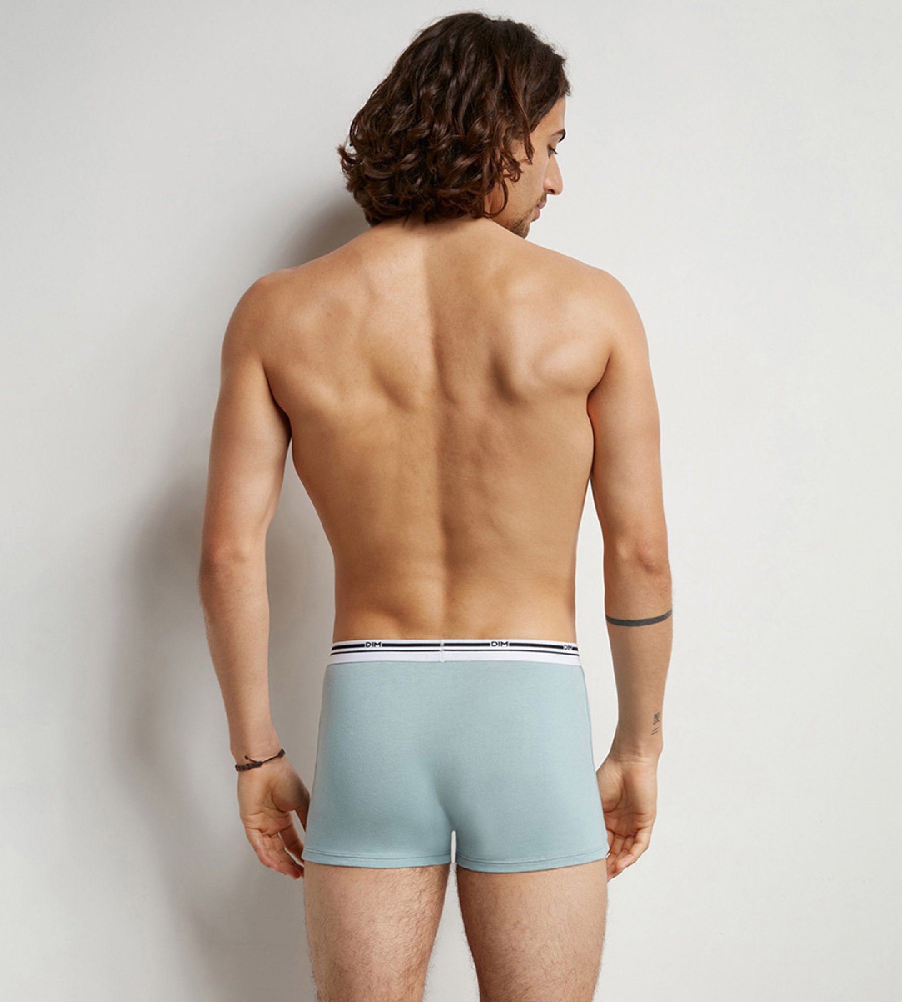 DIM Pack de 3 bóxer de hombre algodón elástico Azul Gris Classic Colors