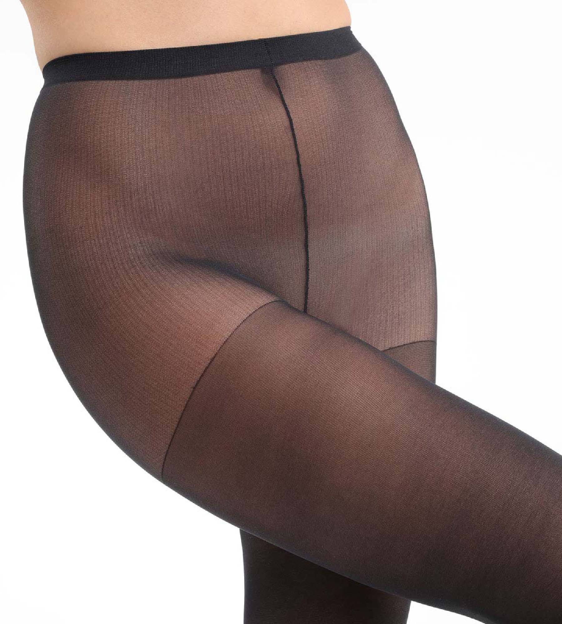 DIM Panti negro semi opaco Beauty Resist 25D