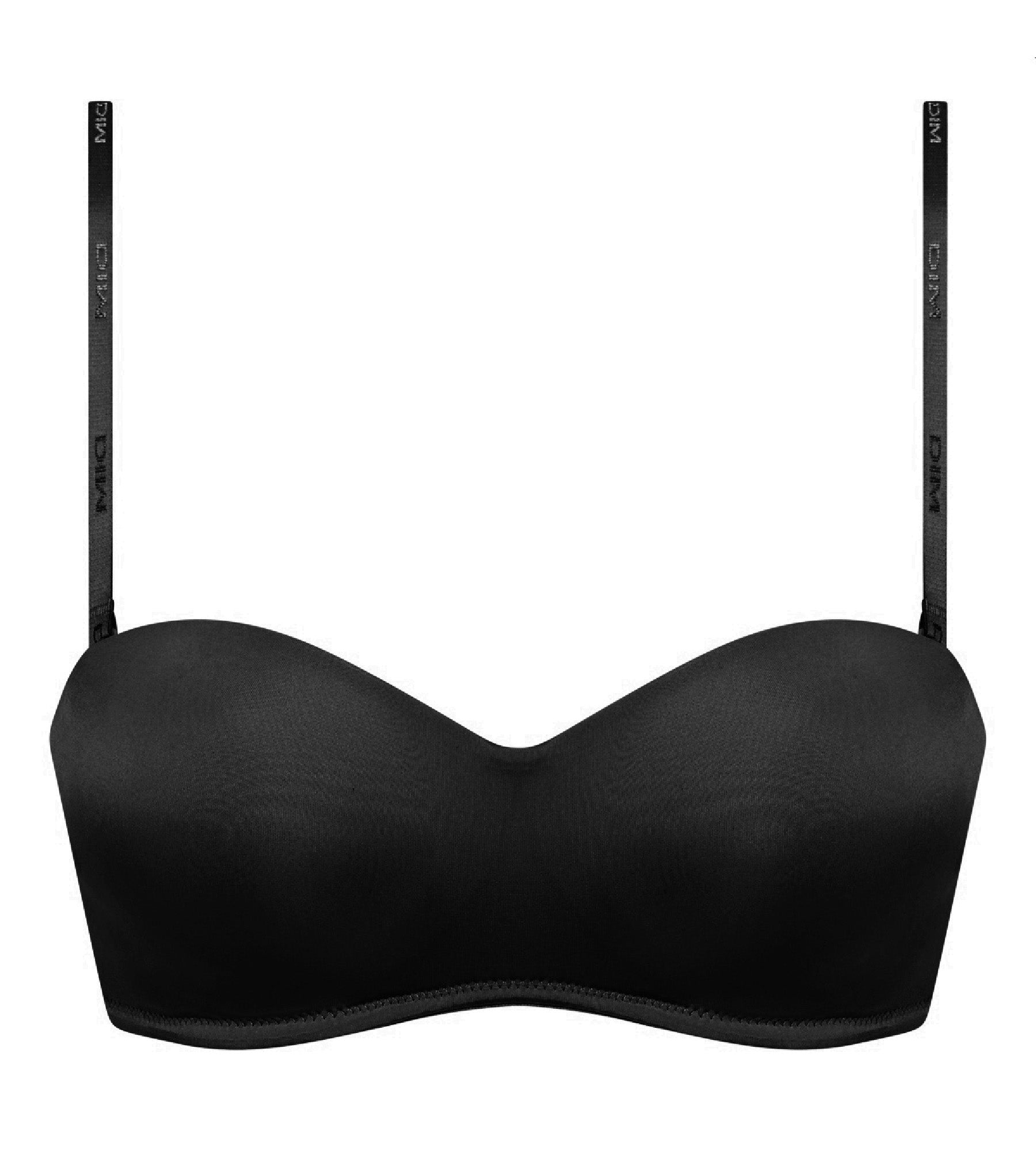 DIM Sujetador bandeau negro sin aros InsiviFree
