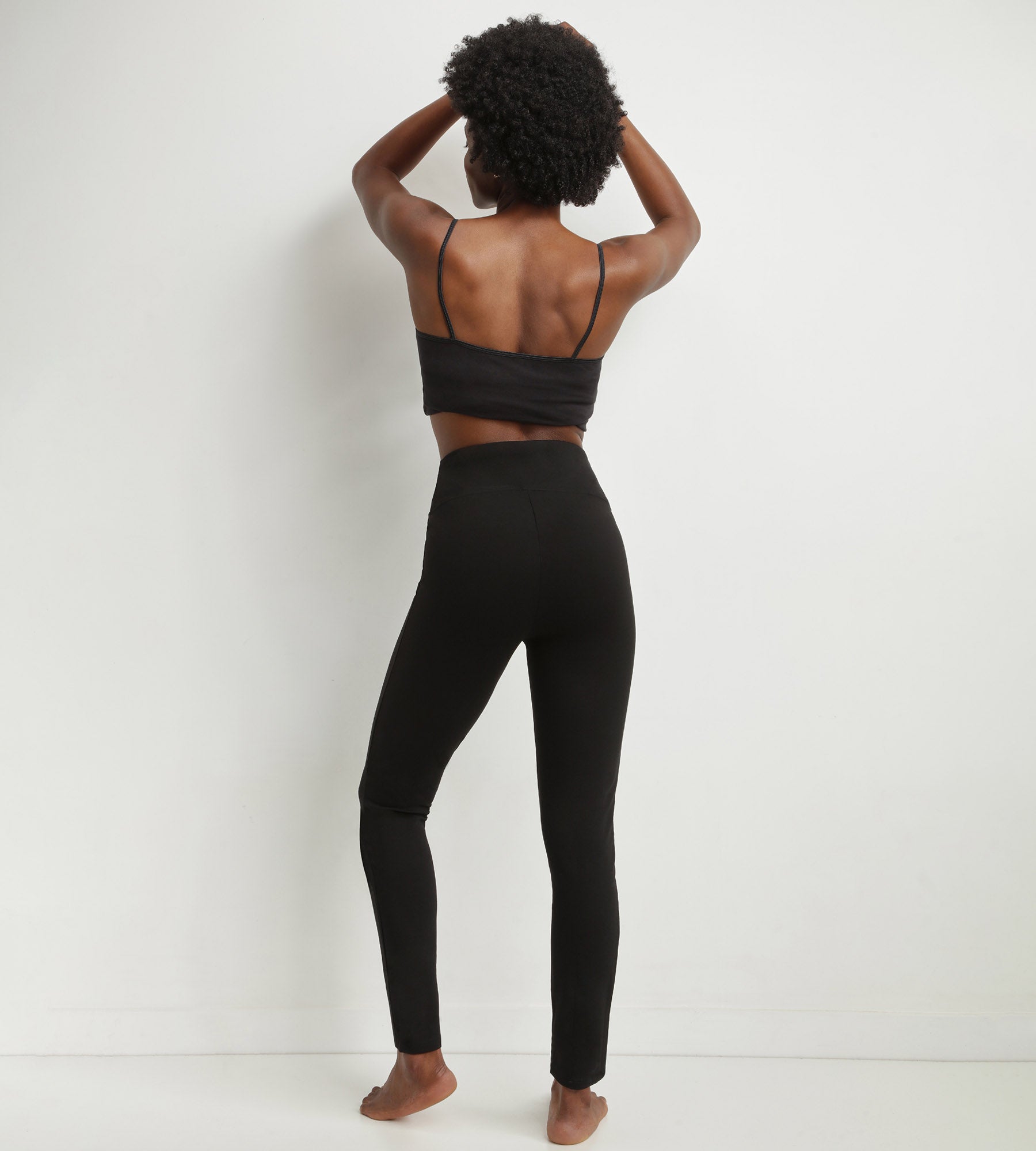 DIM Legging de mujer negro con efecto moldeador Dim Relax & Go