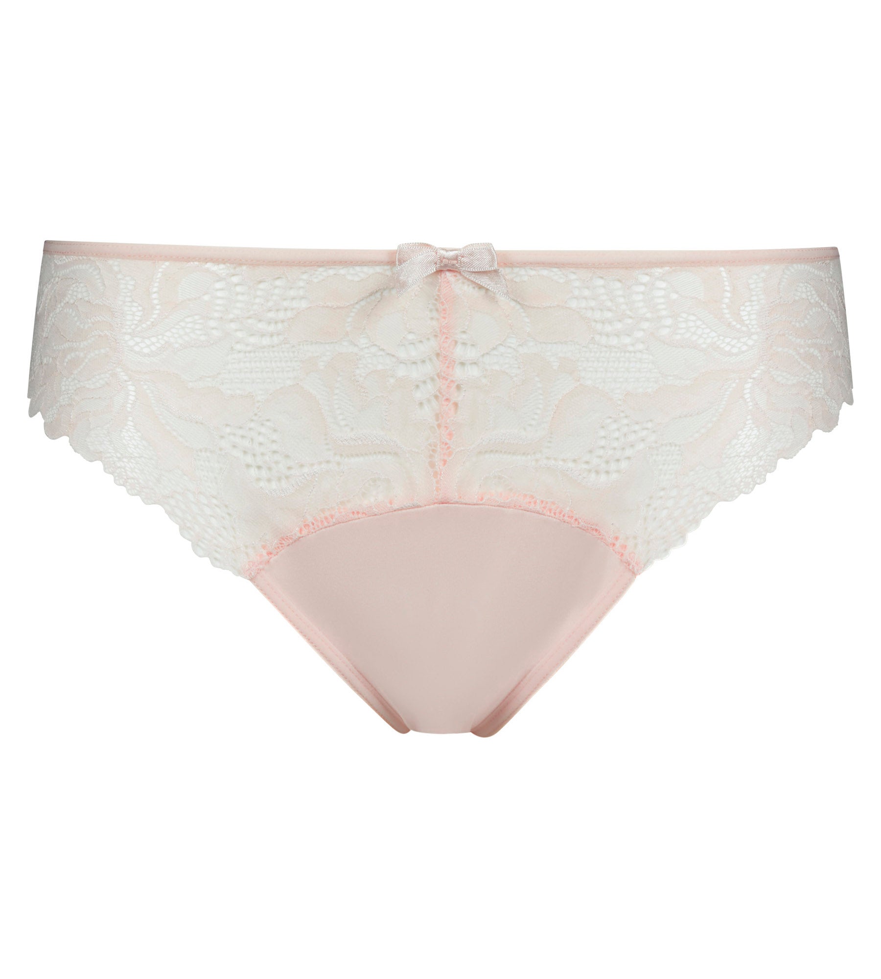 DIM Braguita de mujer de encaje y microfibra Rosa Bailarina Generous Essentiel