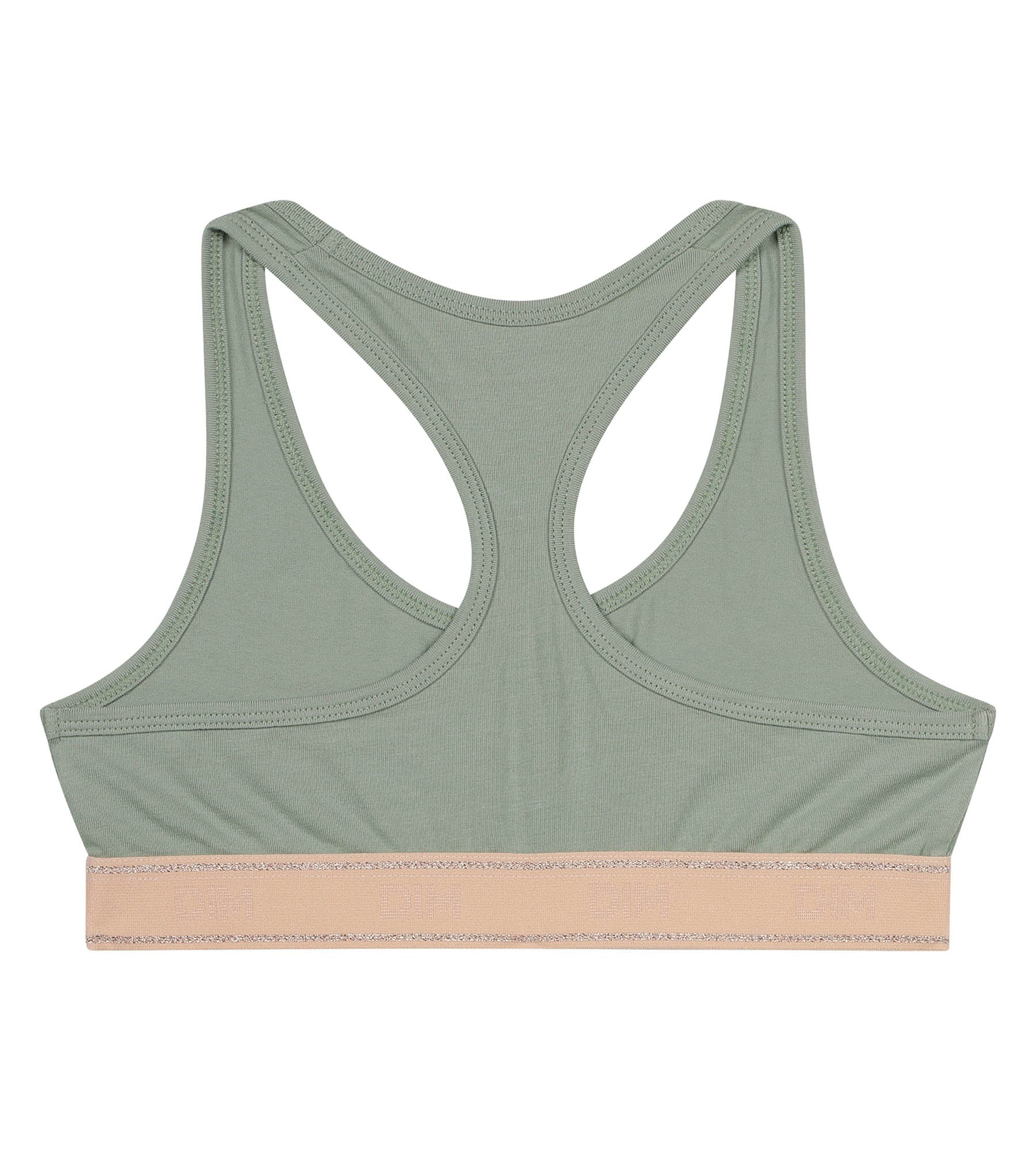 DIM Sujetador de niña verde y rosa Dim Sport