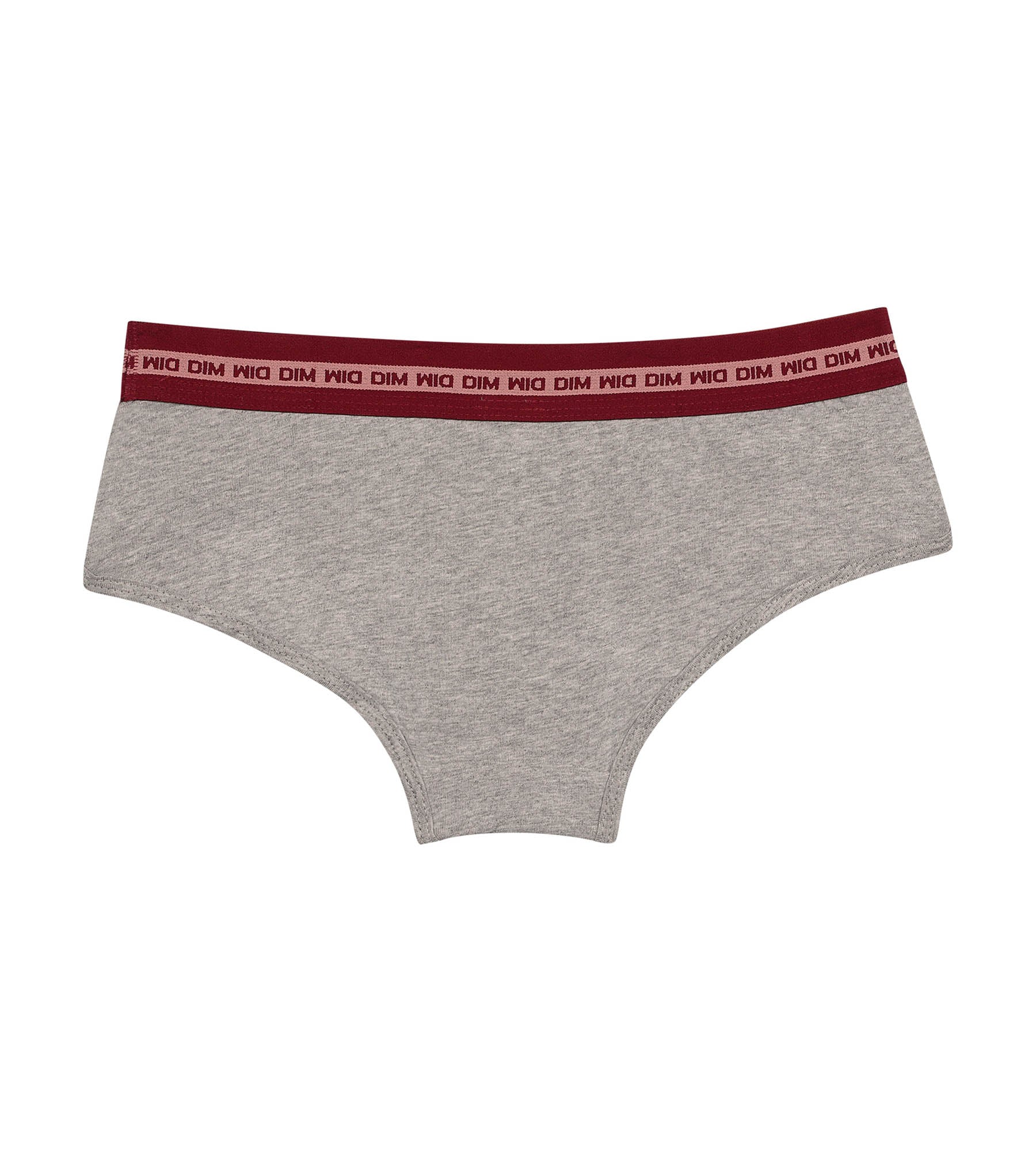 DIM Shorty fille Dim sport gris chiné