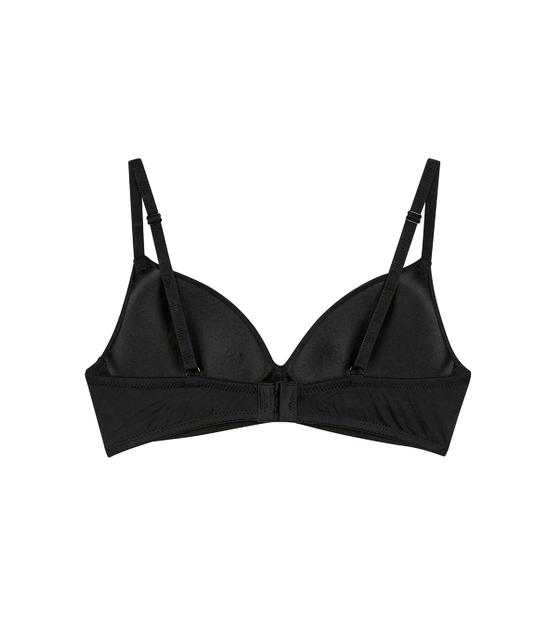 DIM Sujetador triangular negro con copas niña Dim Invisible