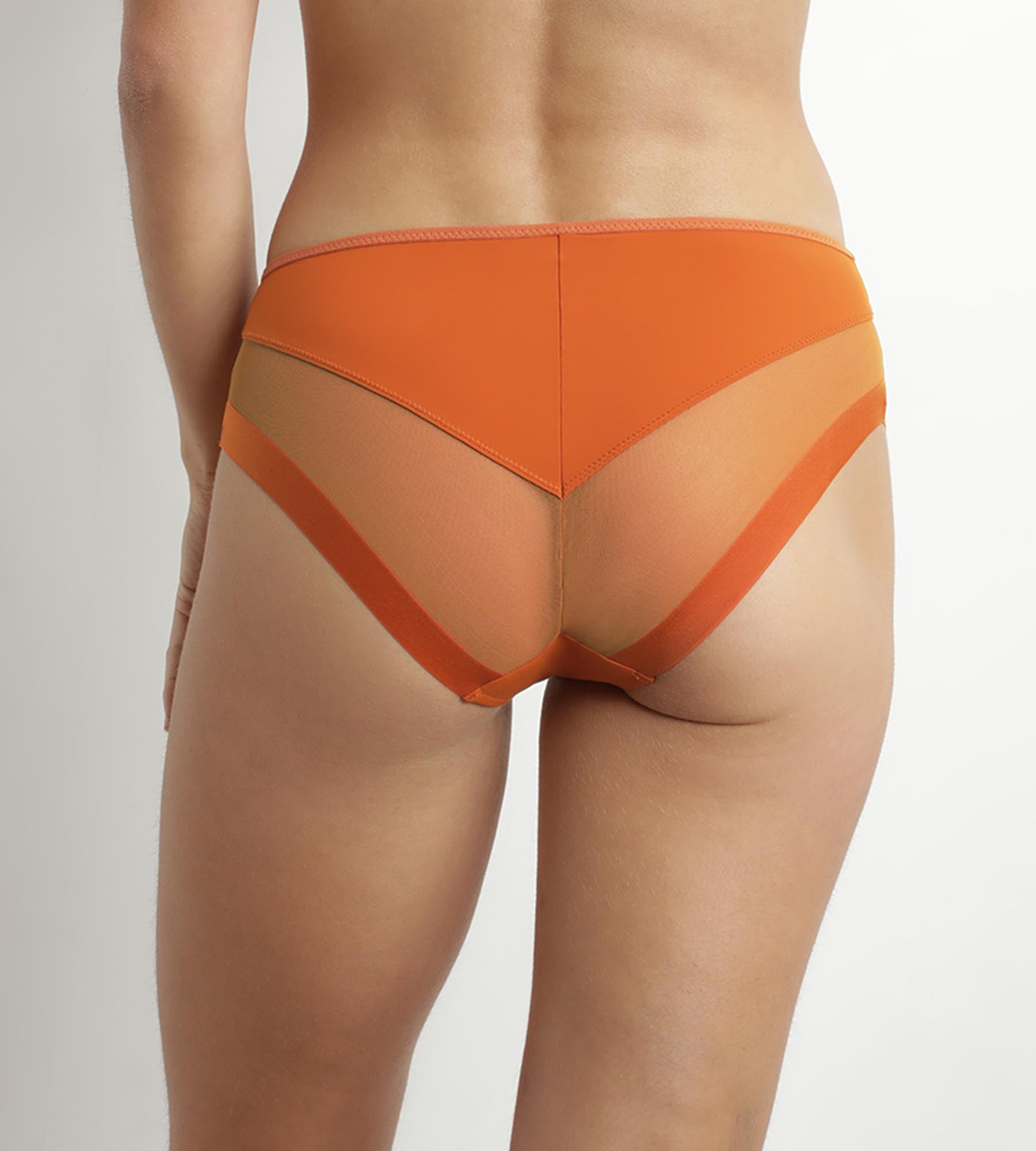 DIM Braga de mujer en microfibra y tul Mandarine Dim Generous