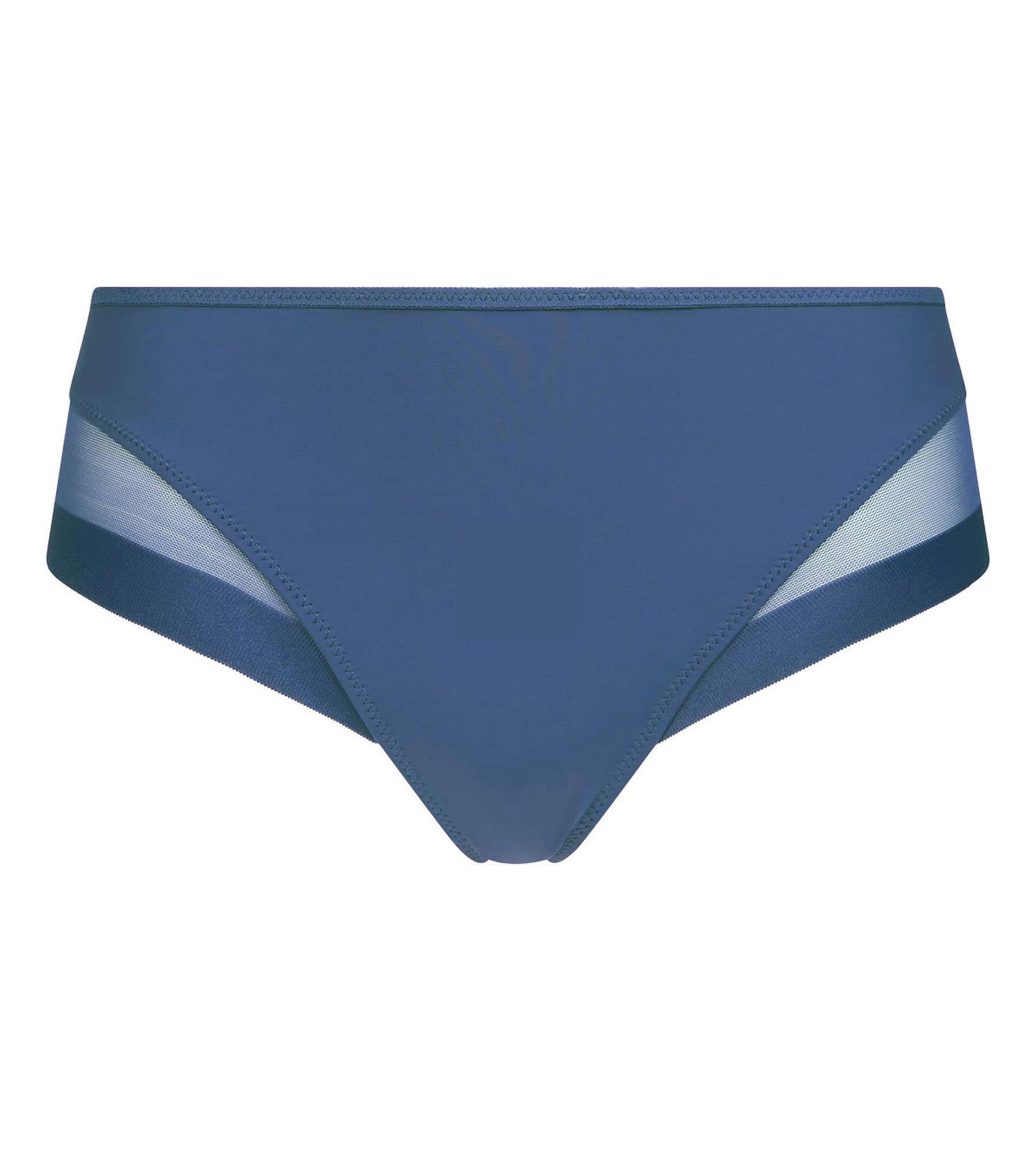 DIM Braga de microfibra y tul azul porcelana Dim Generous