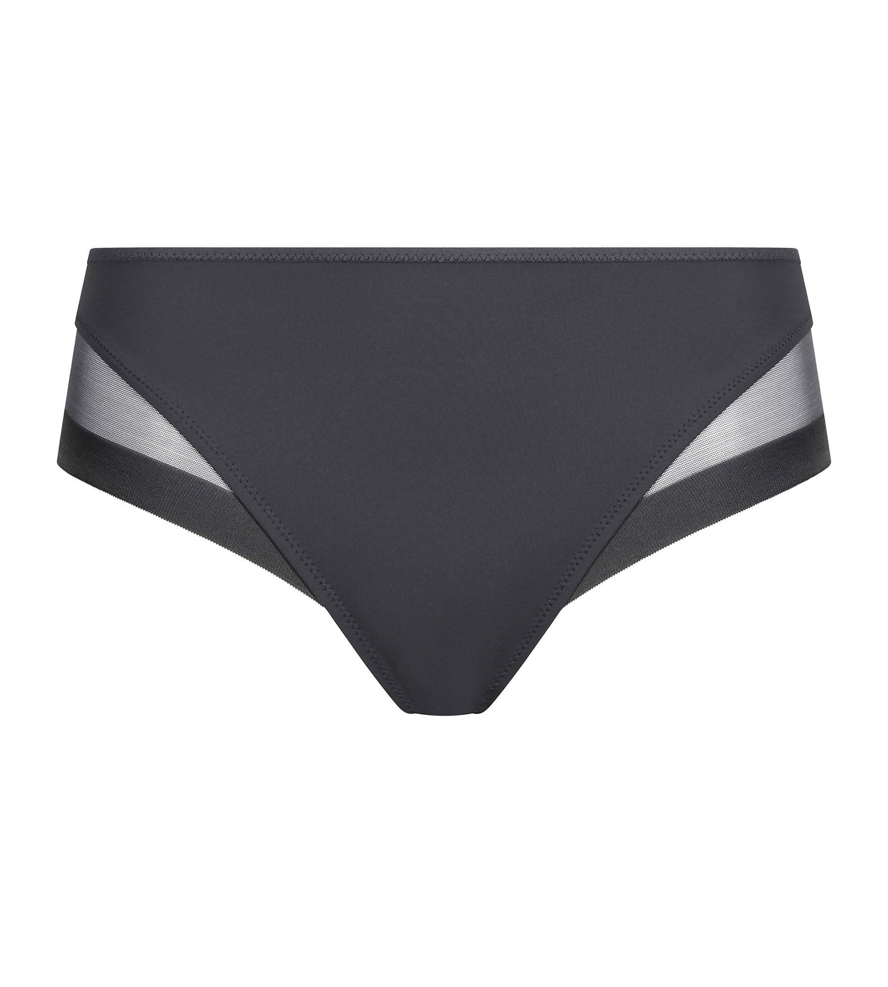 DIM Braga de mujer de microfibra y tul Granit Gris Generous Clásica