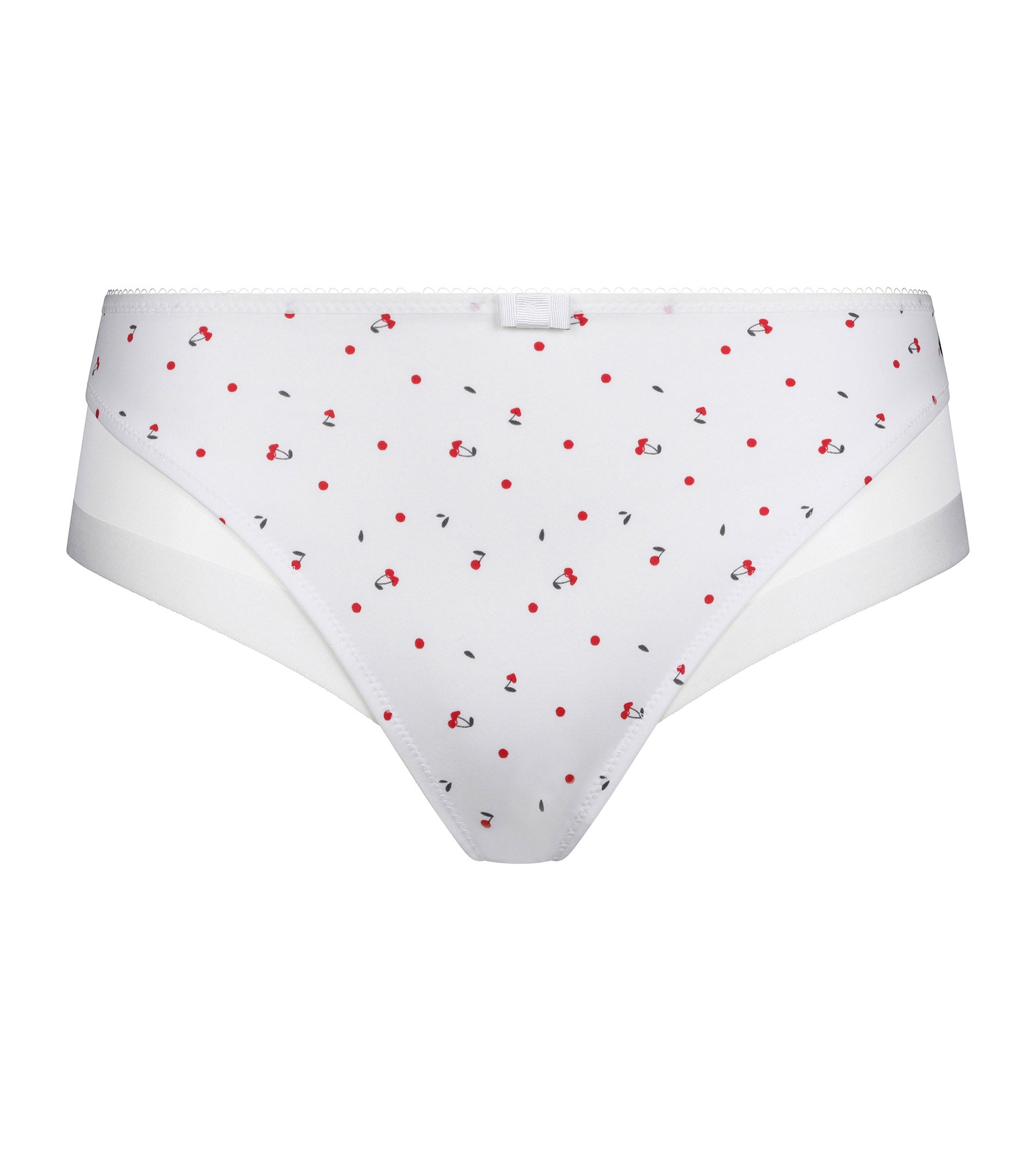 DIM Braga de mujer de microfibra con estampado de cerezas y tul Essentiel Generous