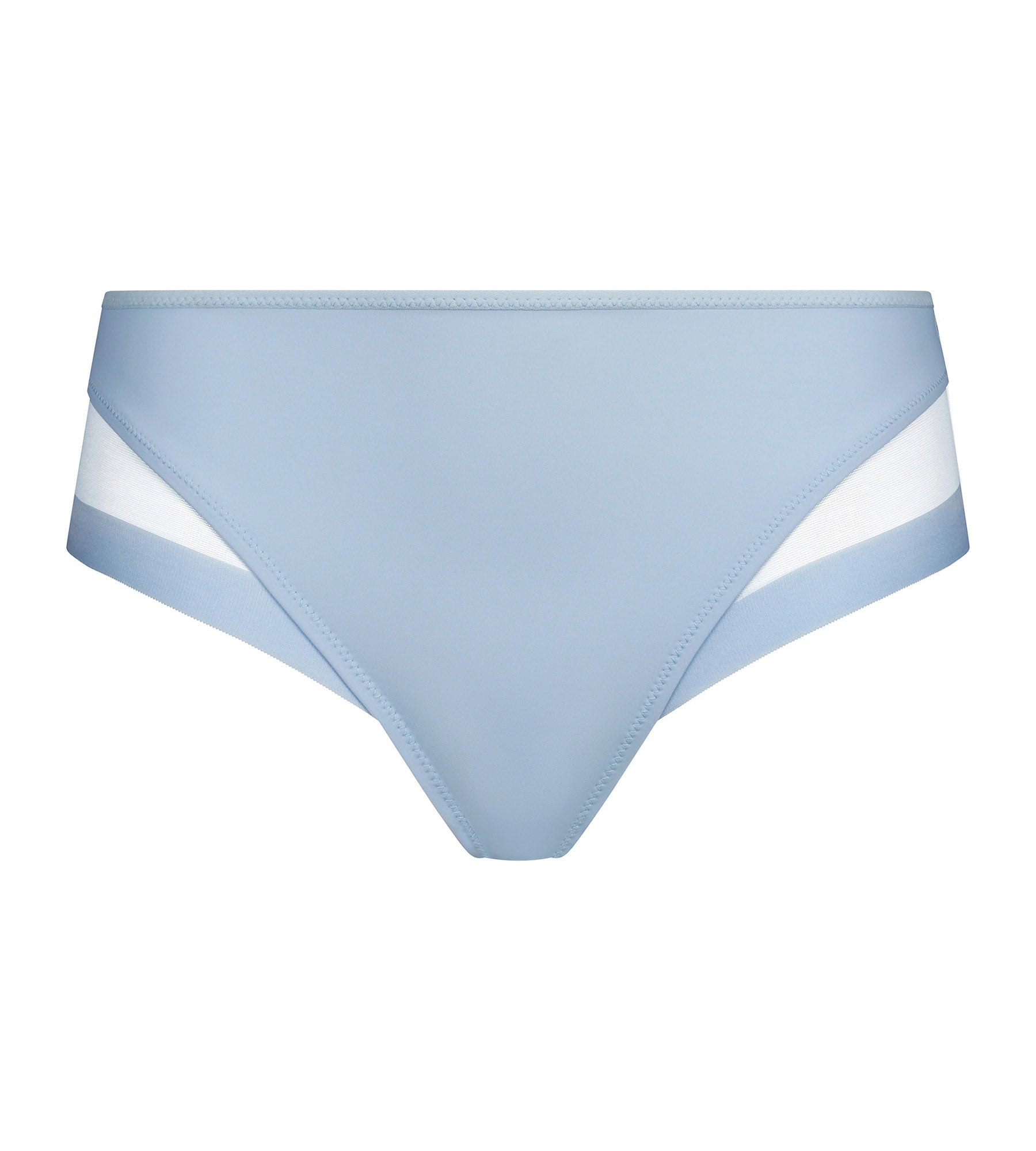 DIM Braga de mujer de microfibra y tul Camisa Generous Essentiel azul