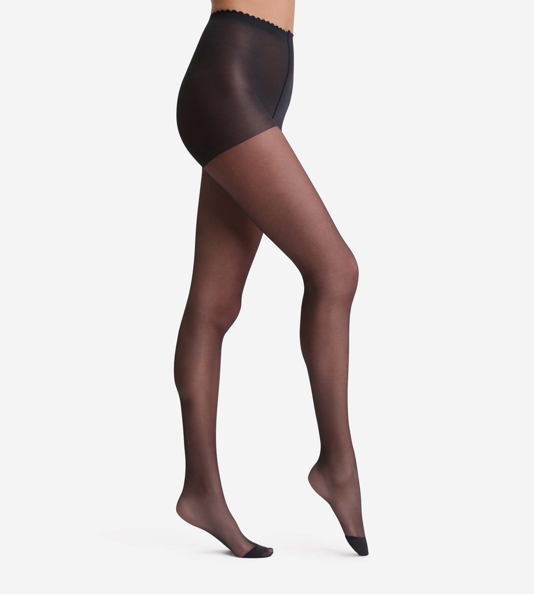 DIM 17D Body Touch Pantis transparentes efecto nude negro