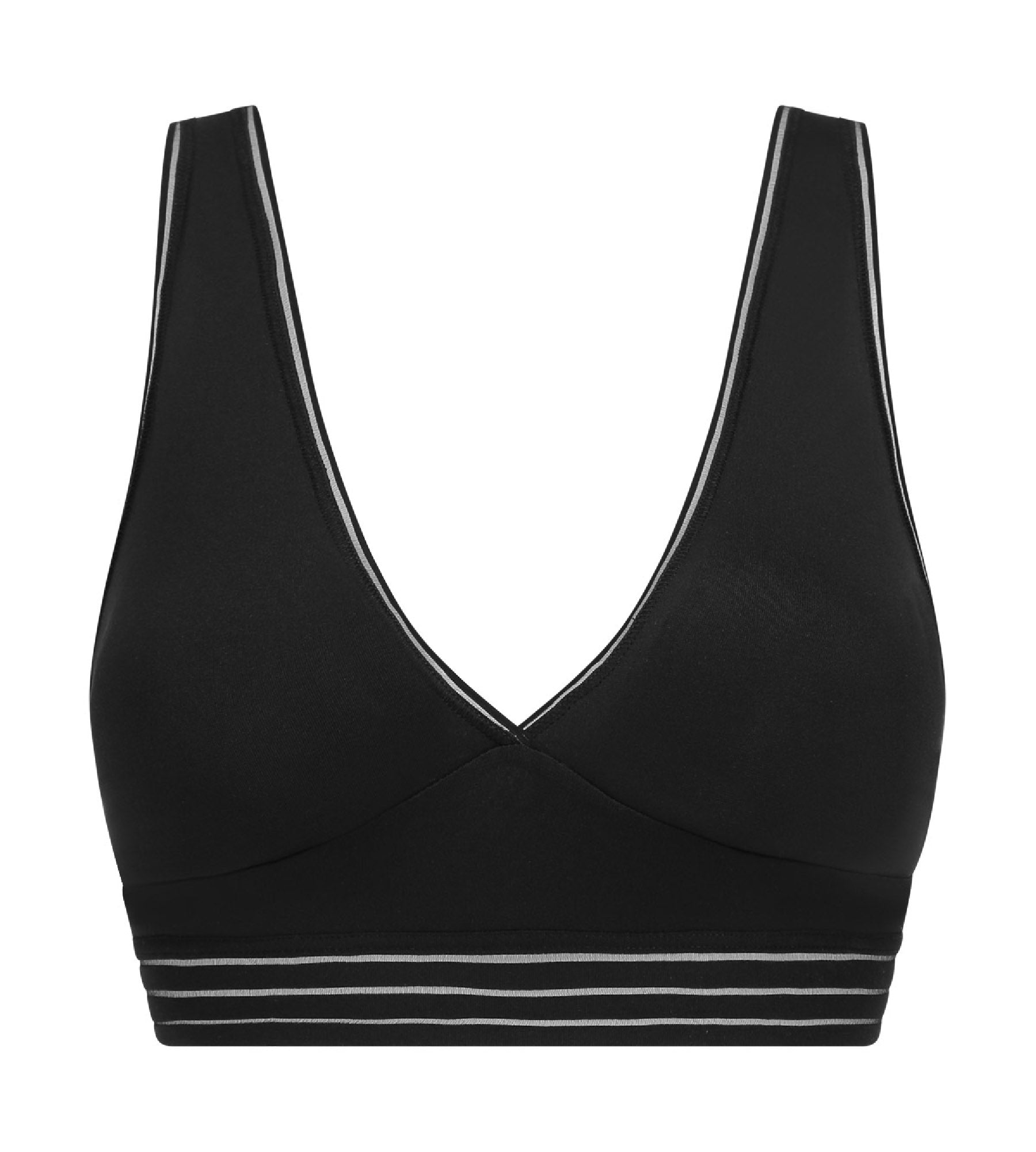 DIM Sujetador triangular sin aros de microfibra Negro Oh My Dim’s
