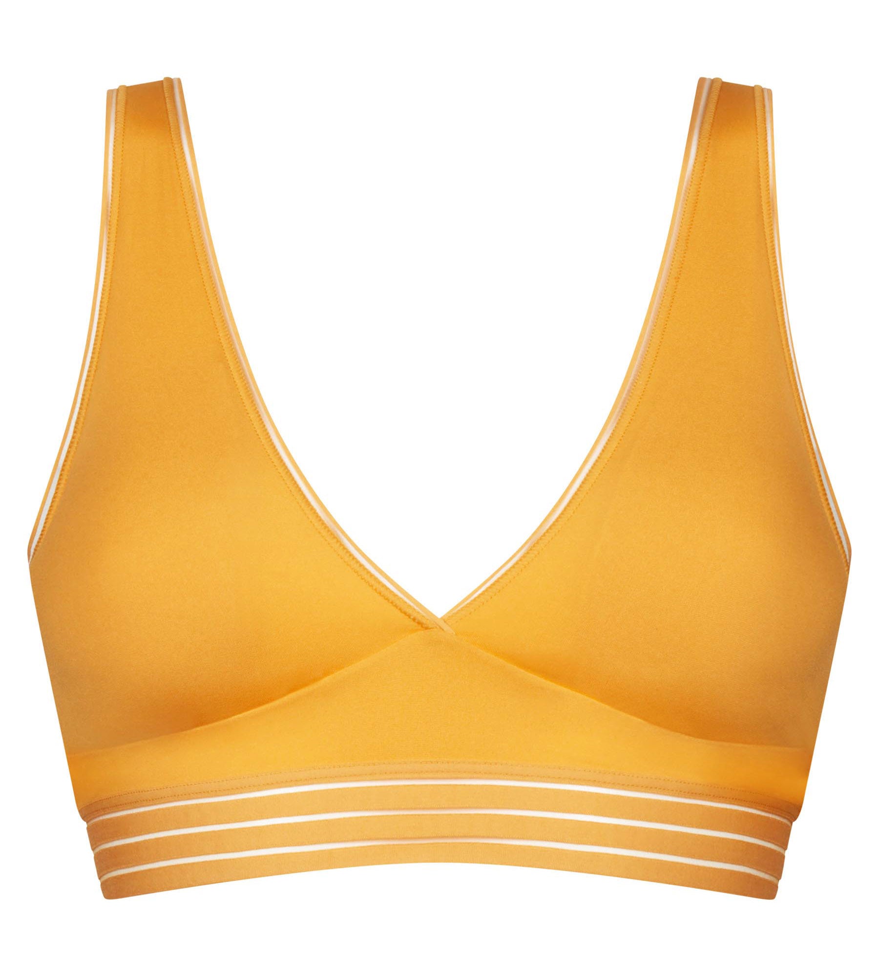 DIM Sujetador triangular sin aros de microfibra Amarillo Oh My Dim's