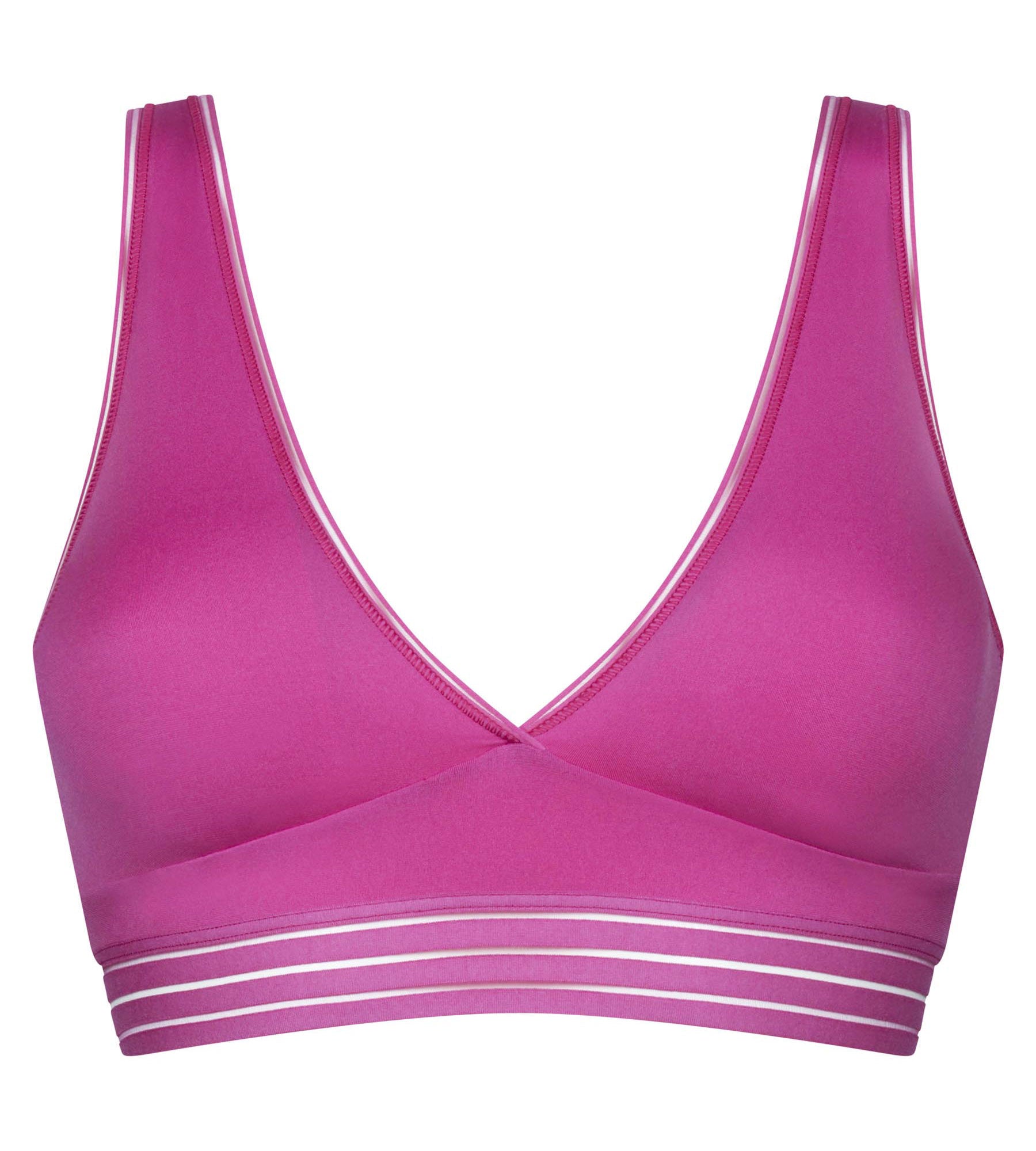 DIM Sujetador sin aros triangular de microfibra Fucsia Oh My Dim’s