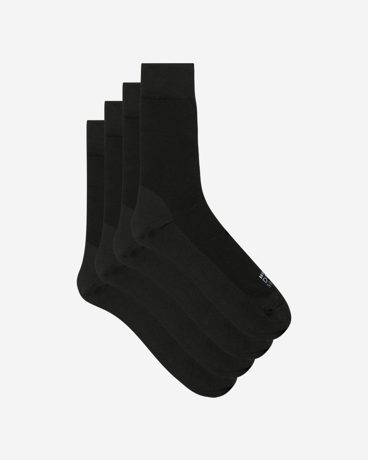 DIM Juego de 2 pares de calcetines reforzados para hombre Negro Súper resistentes