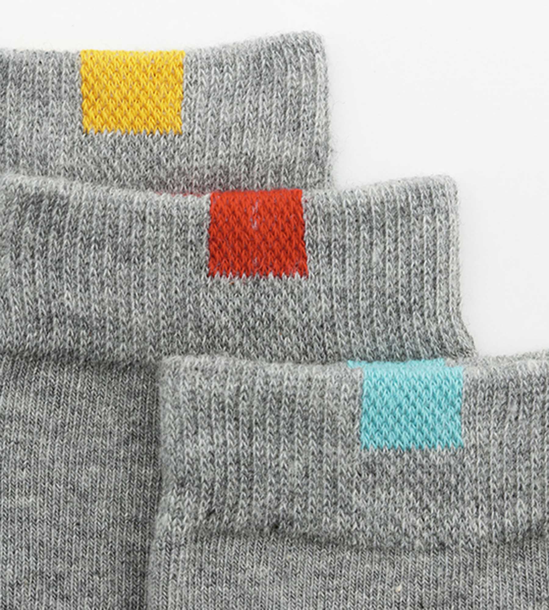 DIM Pack de 5 pares de calcetines infantiles de algodón gris EcoDim