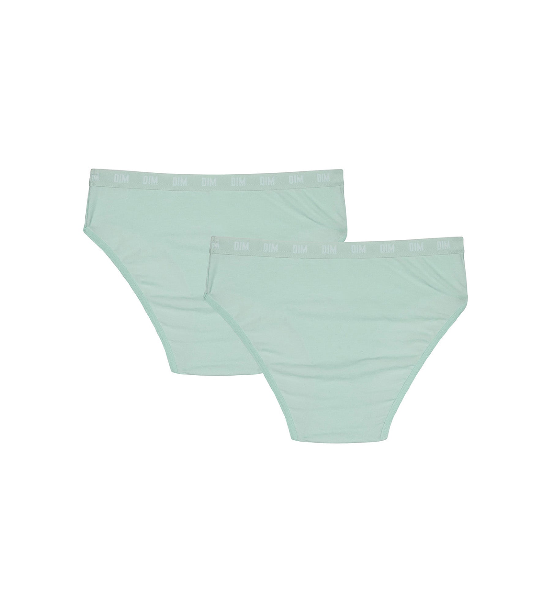 DIM Pack de 2 bragas de niña en algodón bio Azul Pastel Dim Skin Care