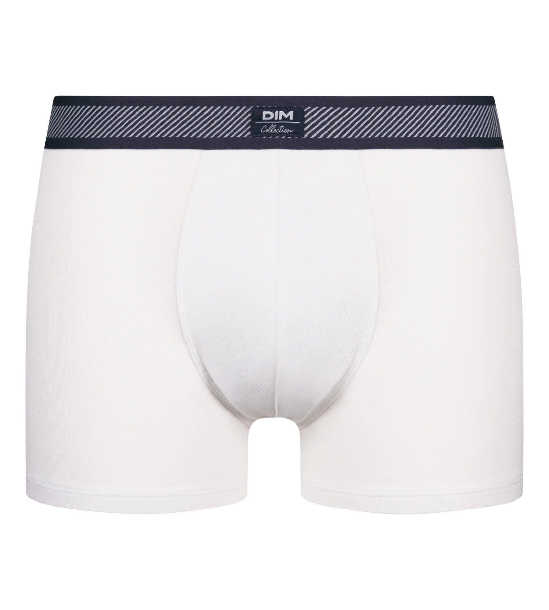 DIM Bóxer para hombre en algodón modal y cintura a rayas Blanco Dim Smart