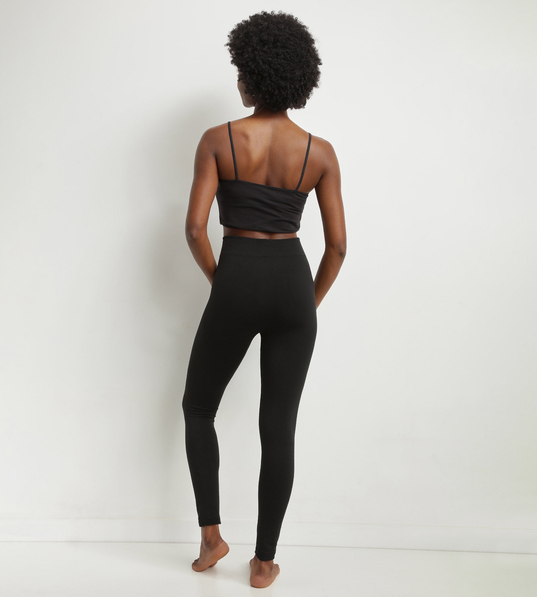 DIM Legging térmico negro para mujer con interior polar Dim Relax & Go