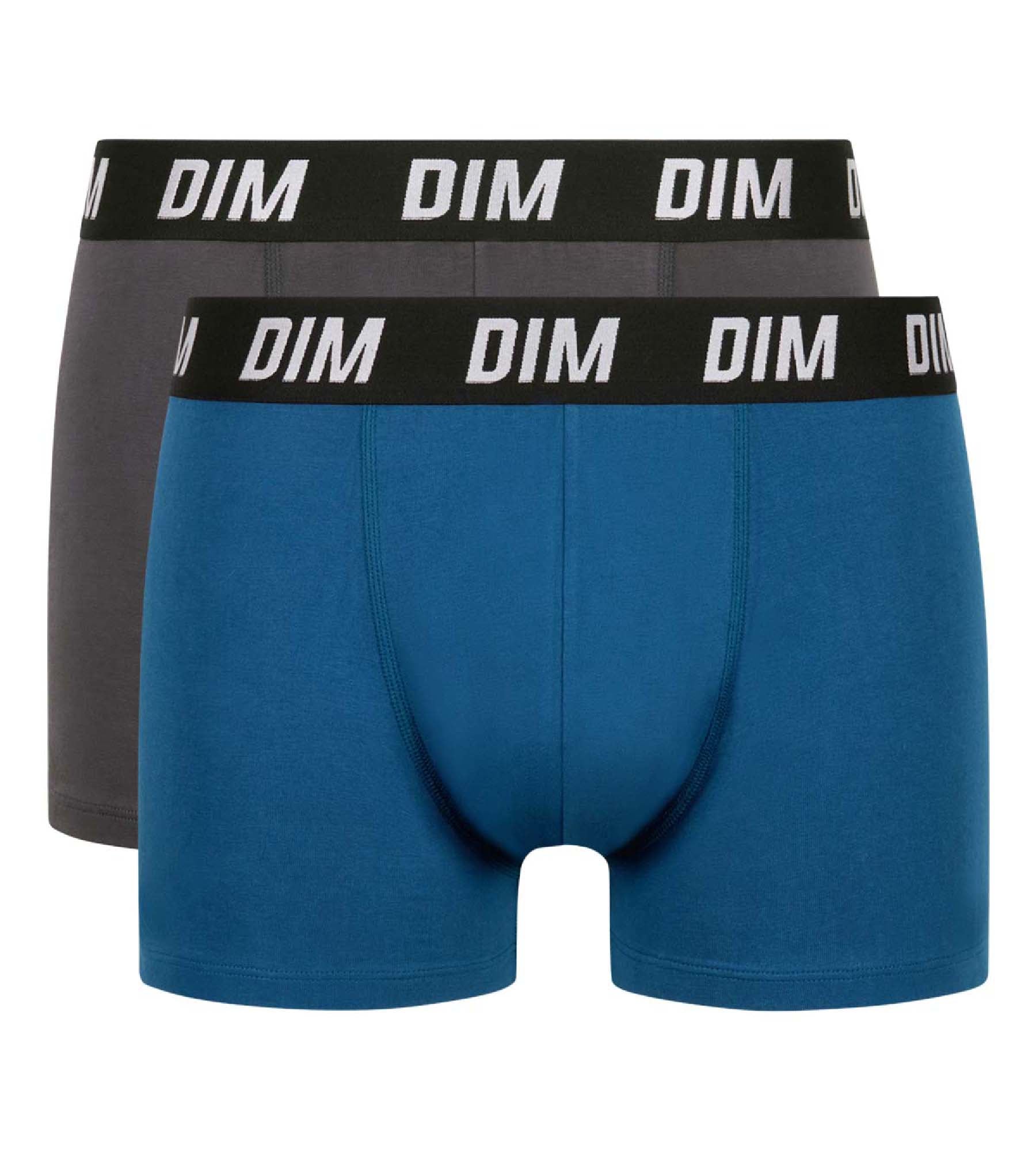 DIM Pack de 2 bóxers de hombre de termorregulación activa Azul Parma Dim Sport