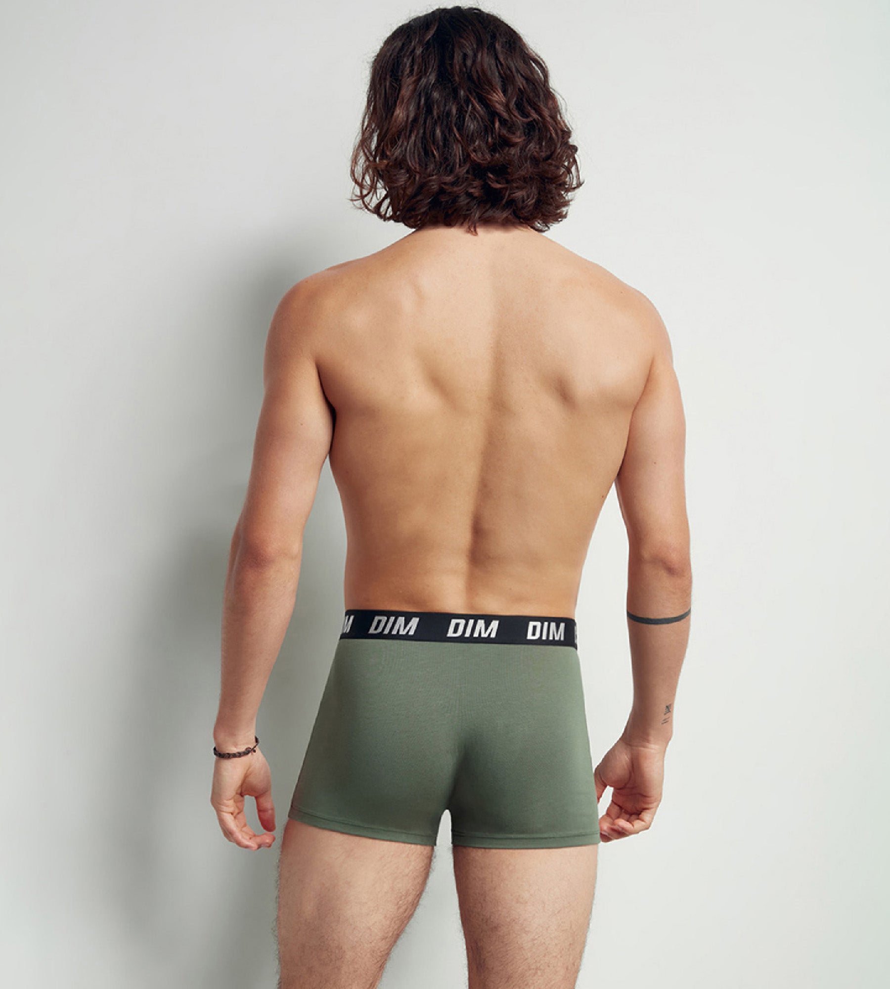 DIM Pack de 2 bóxers de hombre de termorregulación activa Verde Dim Sport