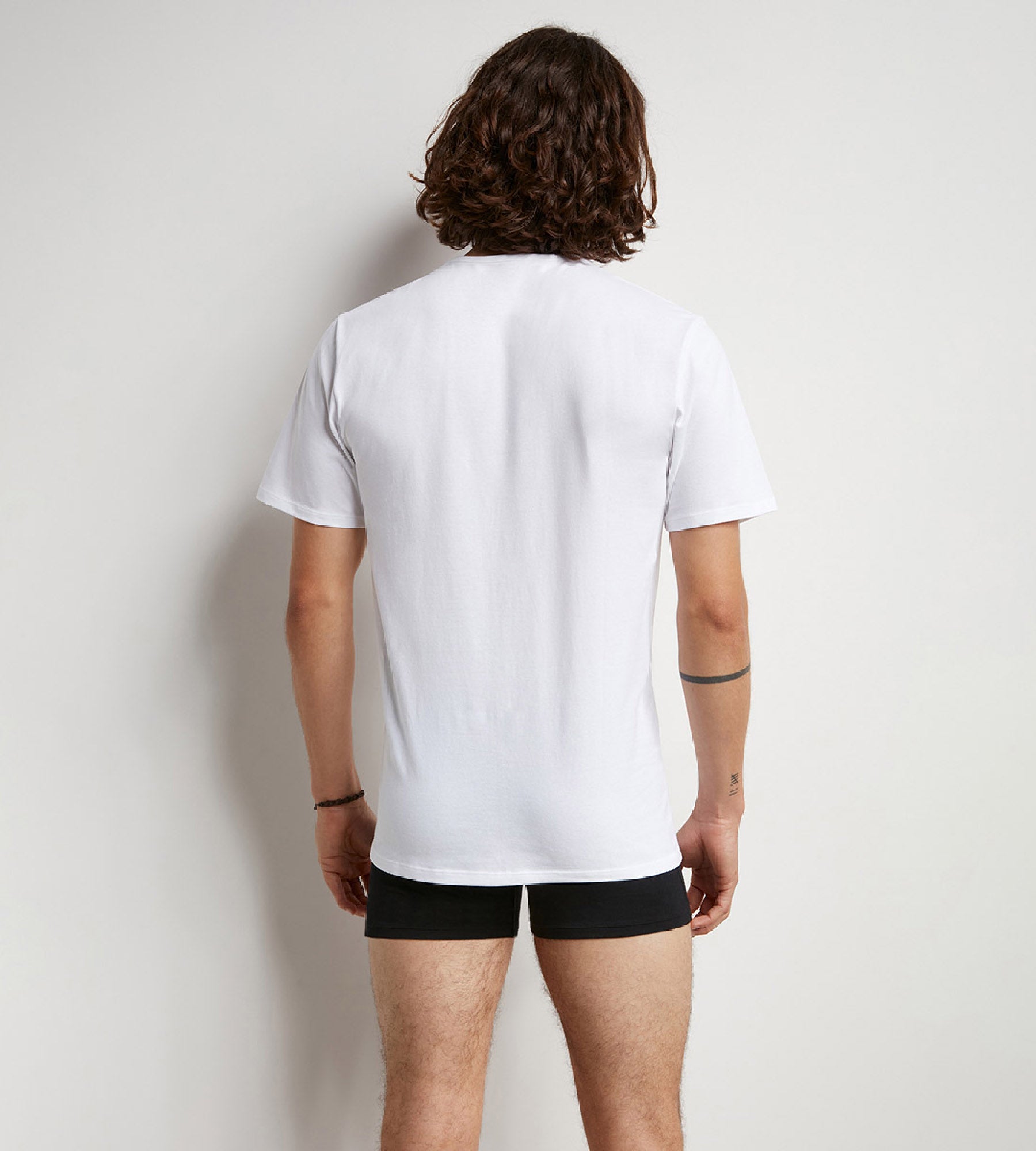 DIM Pack de 2 camisetas de hombre termorreguladoras de cuello redondo Blanco Dim Sport