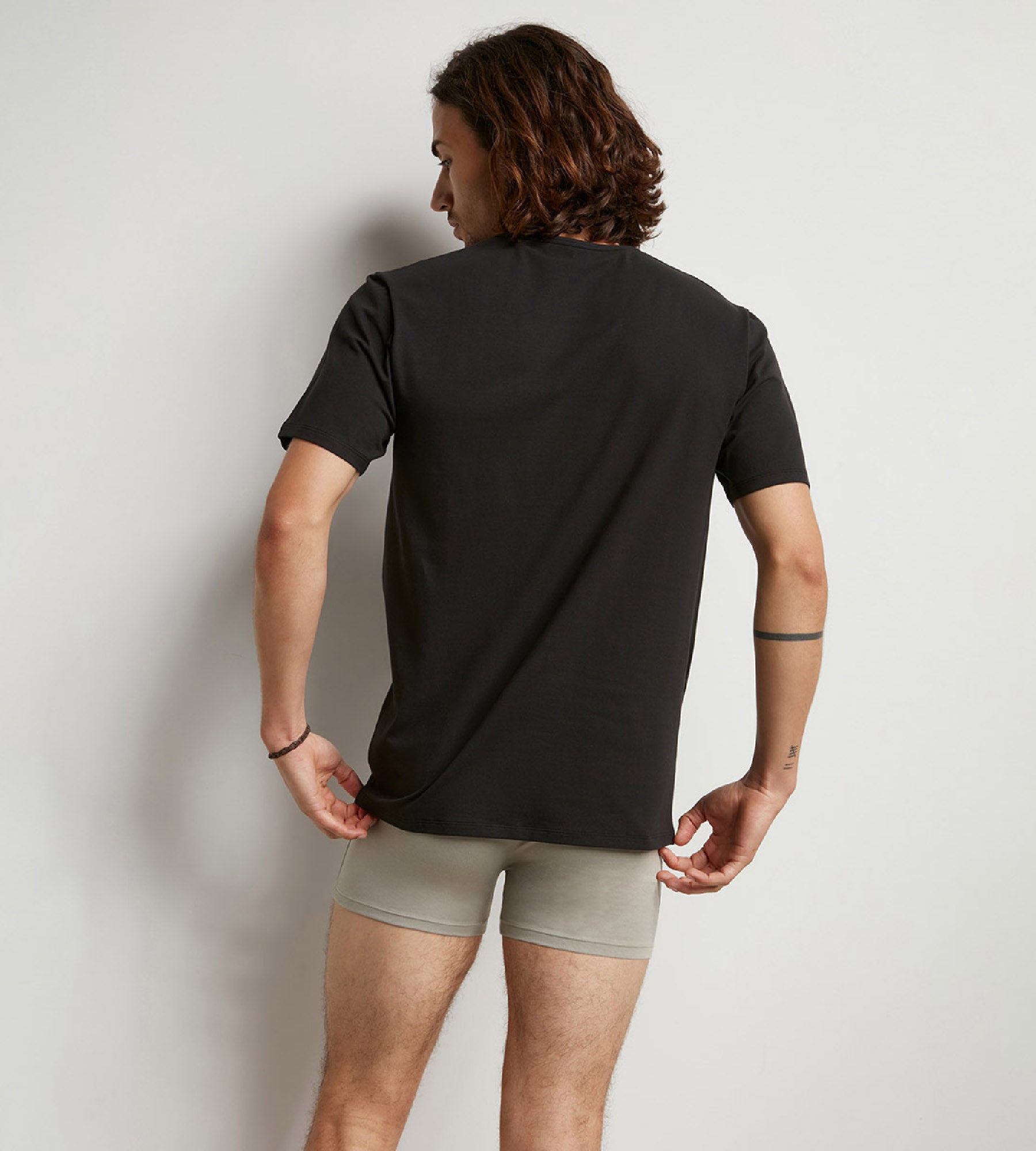 DIM Pack de 2 camisetas de hombre termorreguladoras de cuello redondo Negro Dim Sport