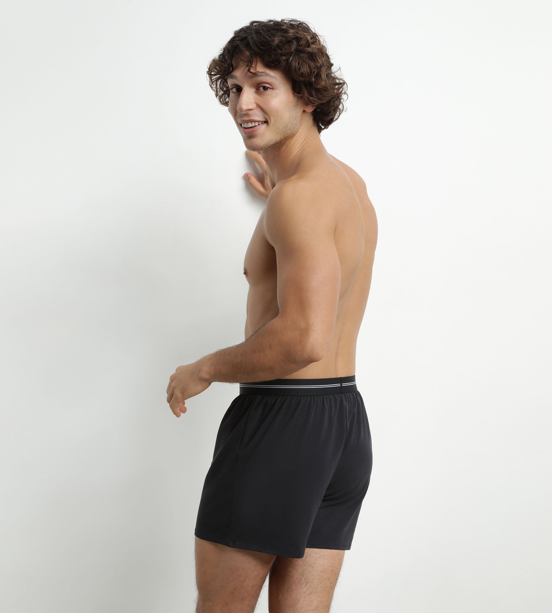 DIM Calzoncillos de algodón para hombre Negro Dim Icons Essentiel