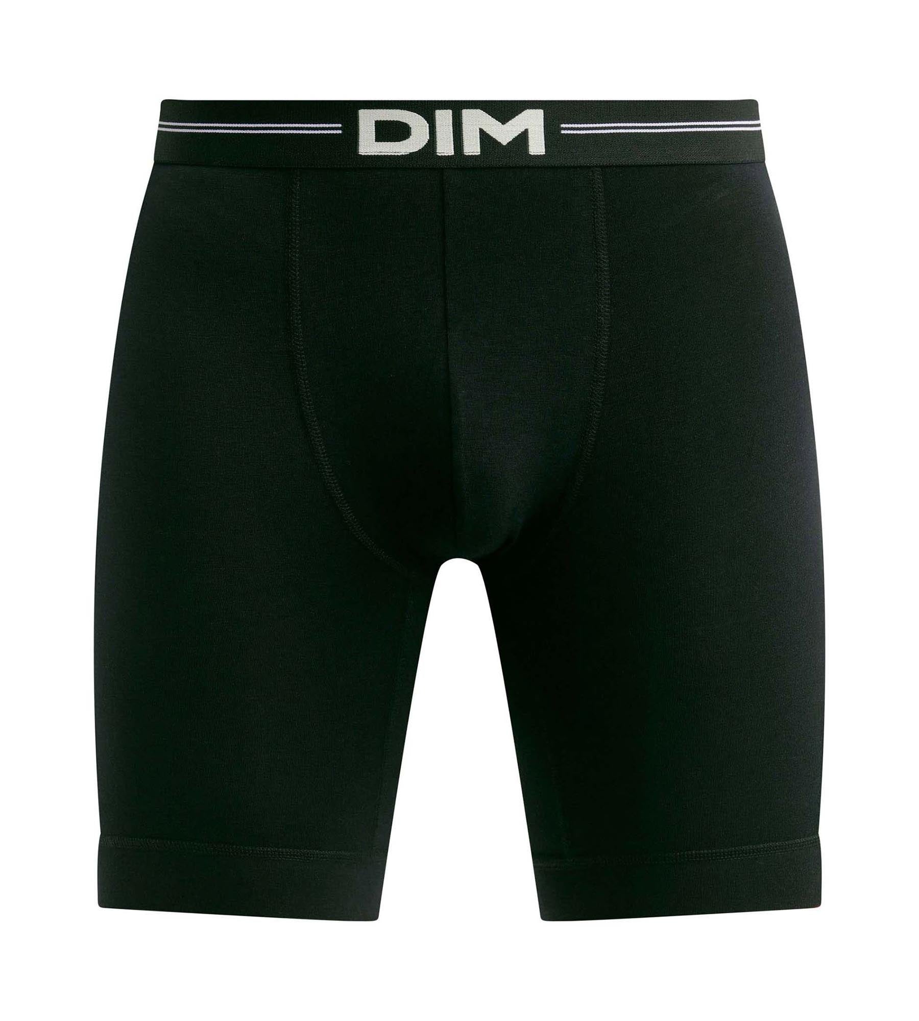 DIM Bóxer largo de hombre en algodón modal Negro Dim Icons Essentiel