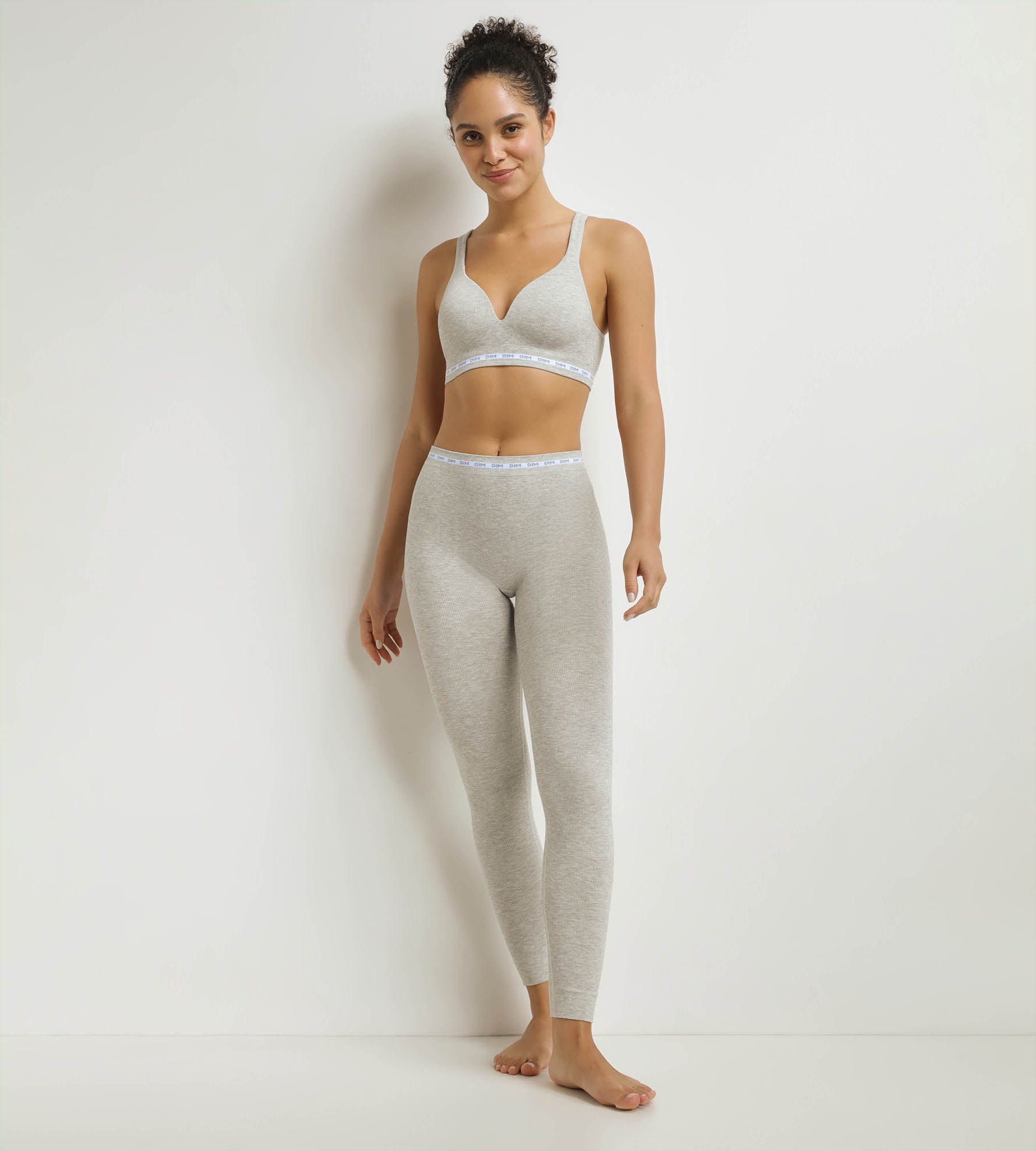 DIM Leggings de mujer de tejido acanalado Dim Icons