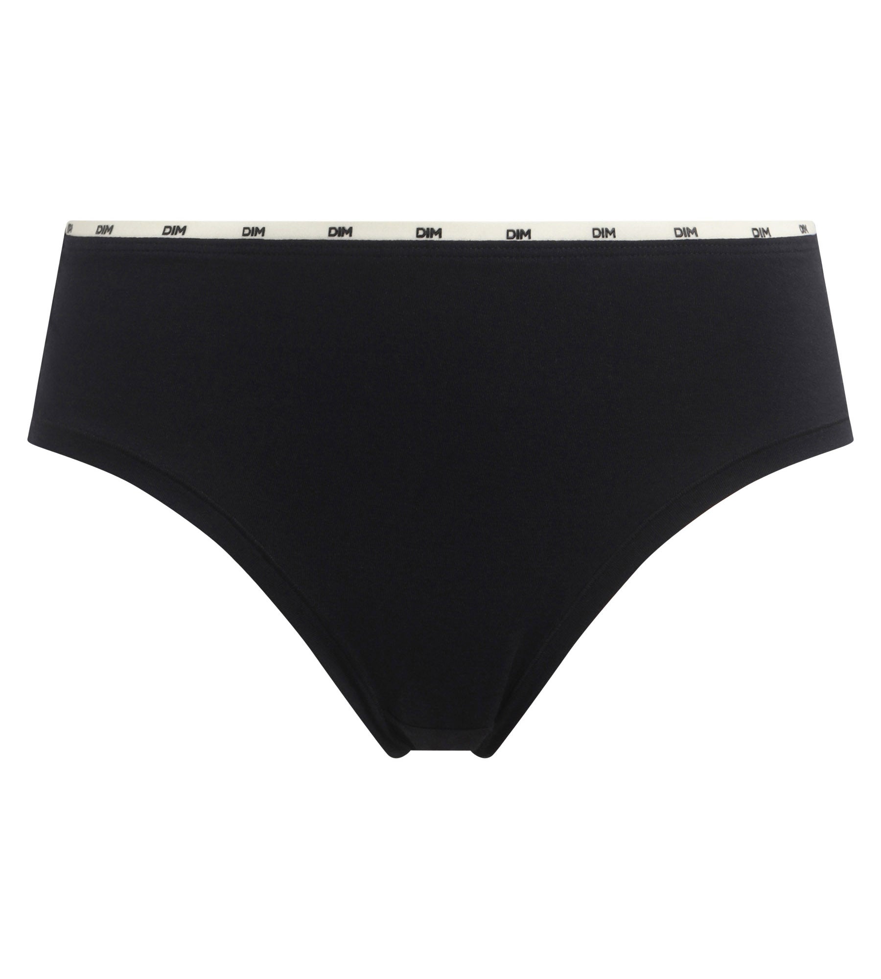 DIM Braguita de mujer de algodón elástico Negra Dim Icon Essentiel