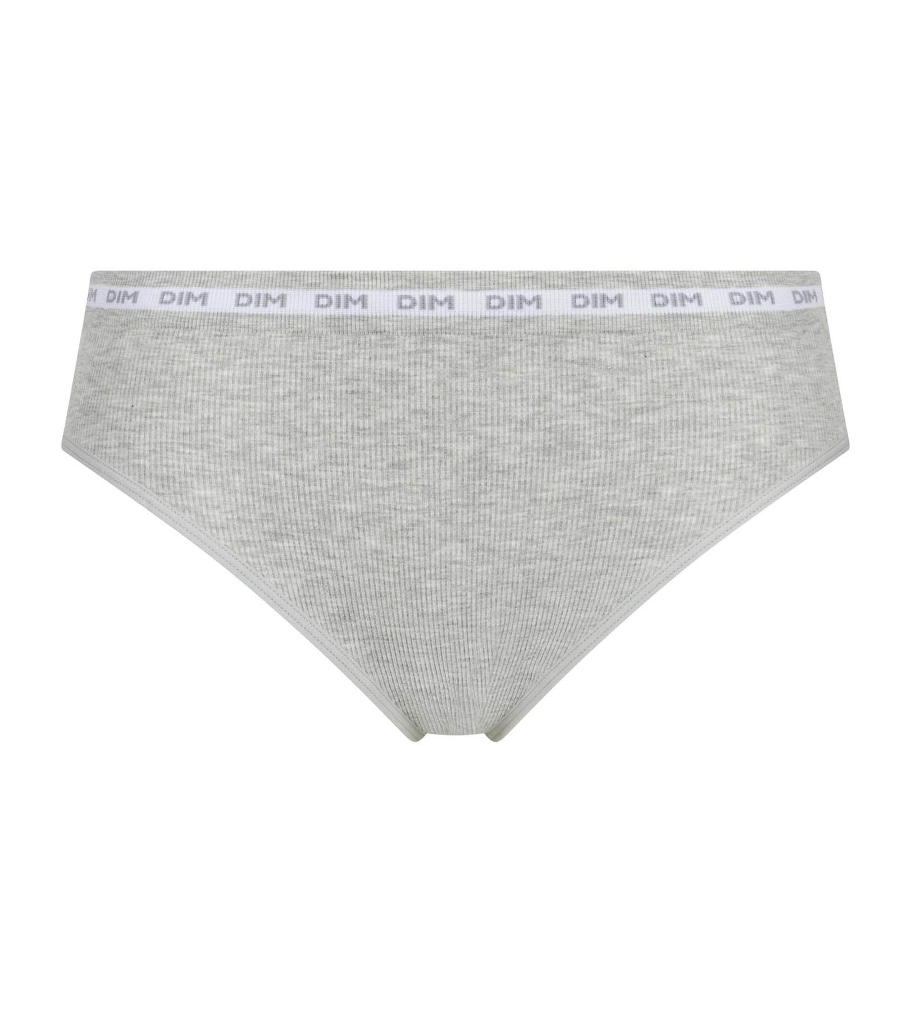 DIM Calzoncillos acanalados para mujer Dim Icons Heather Grey