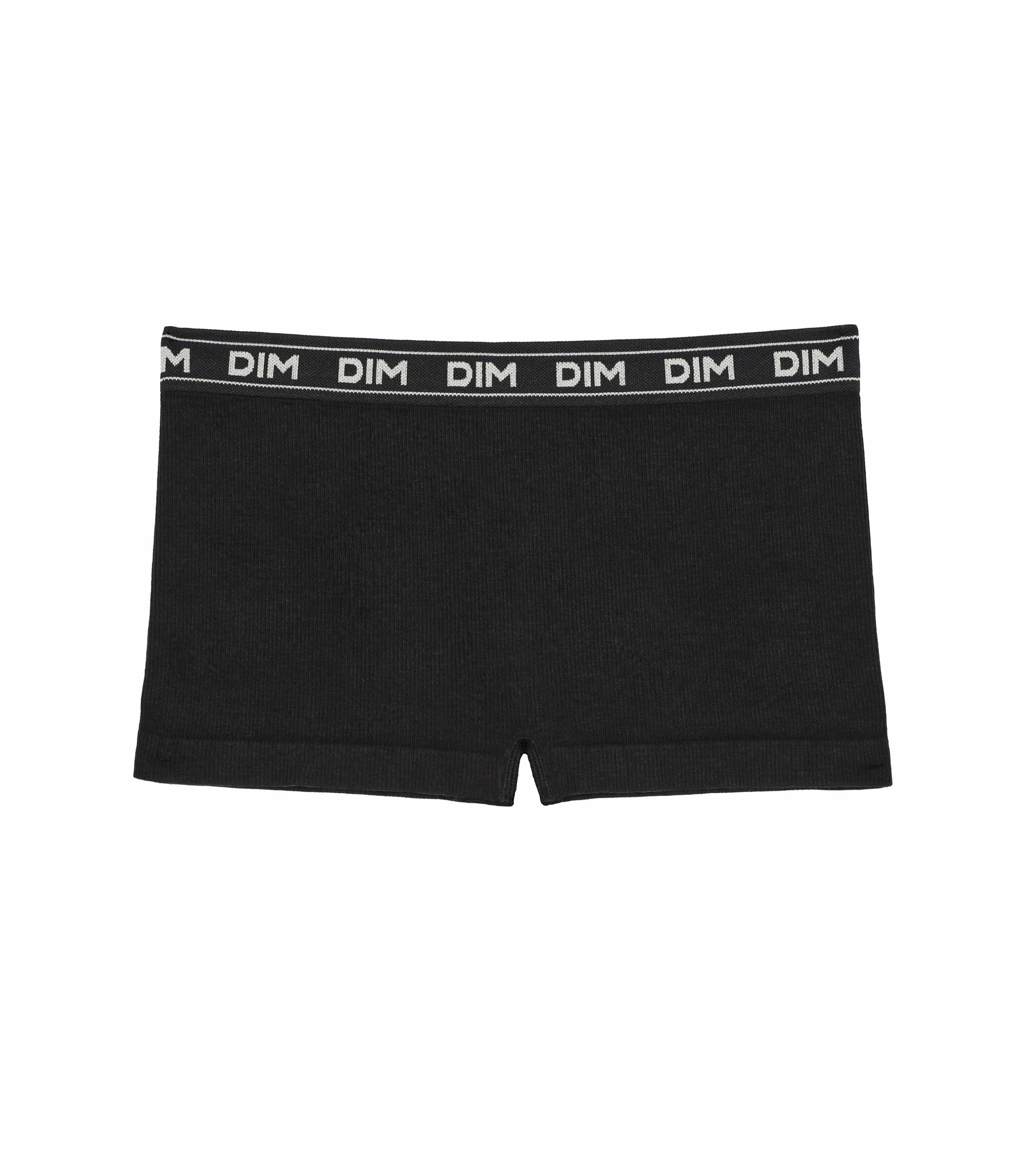 DIM Bóxer para niño de microfibra acanalada Negro Dim Icons