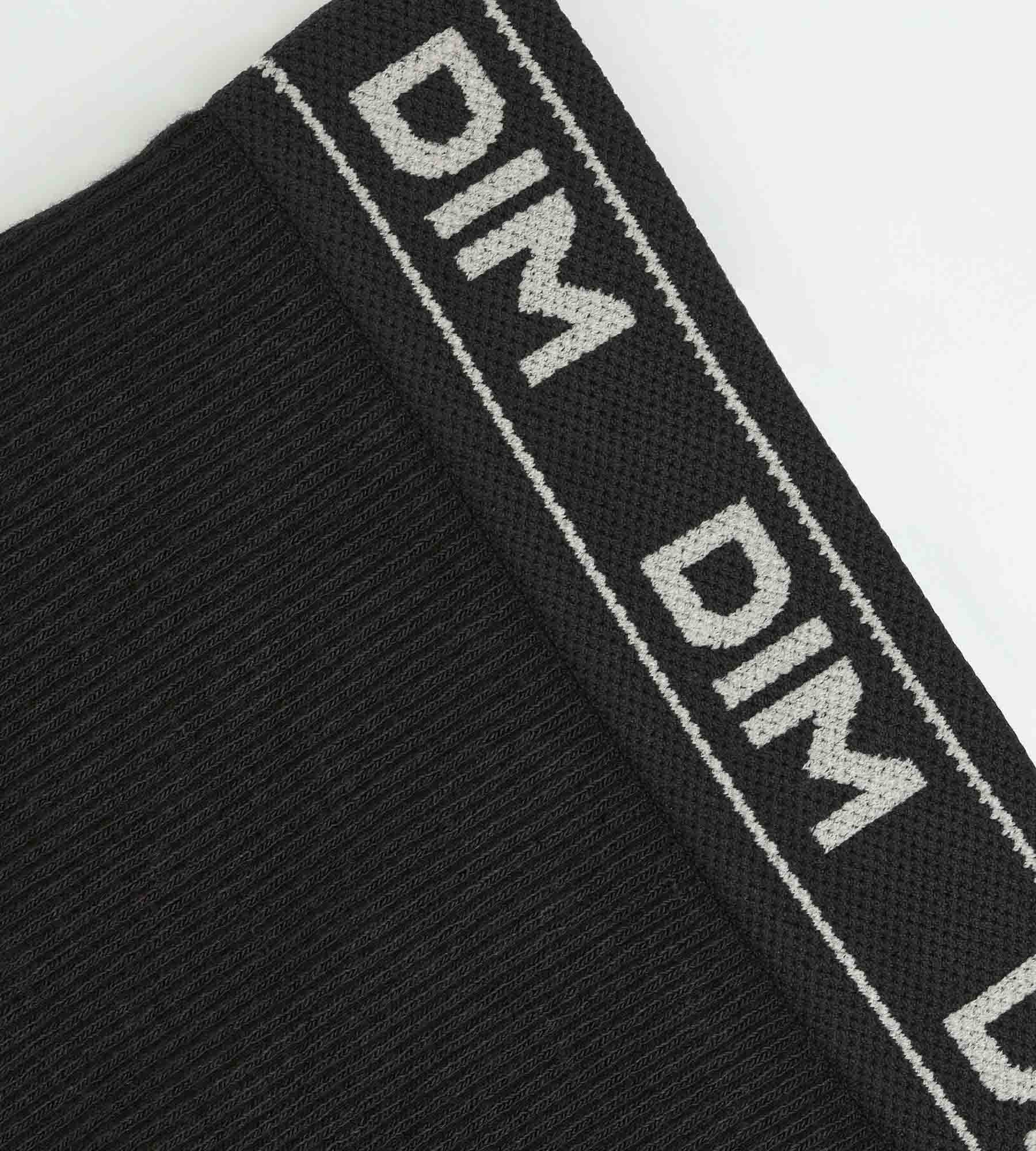 DIM Bóxer para niño de microfibra acanalada Negro Dim Icons
