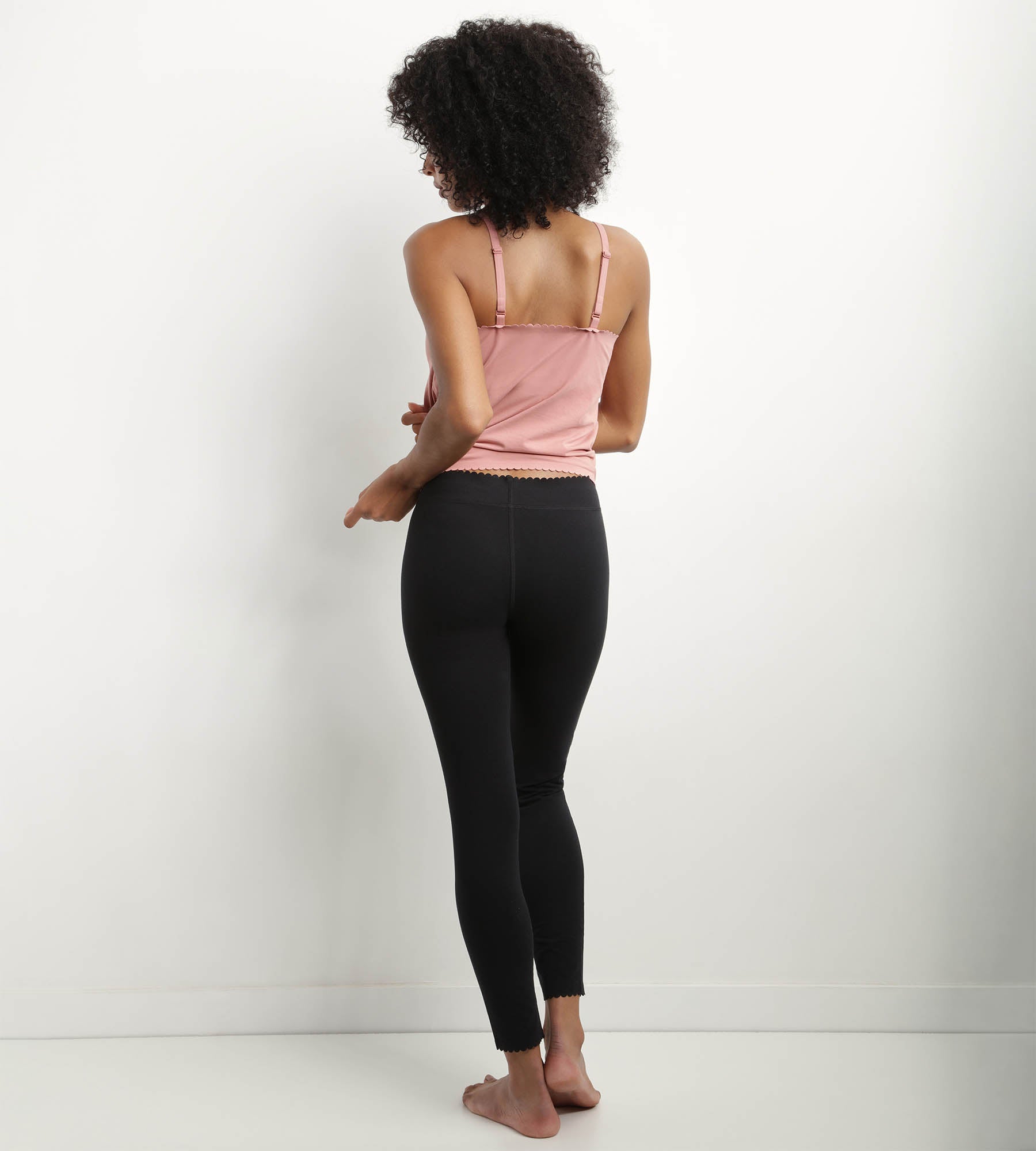 DIM Camiseta de algodón elástico sin costuras Rosa Body Touch Easy