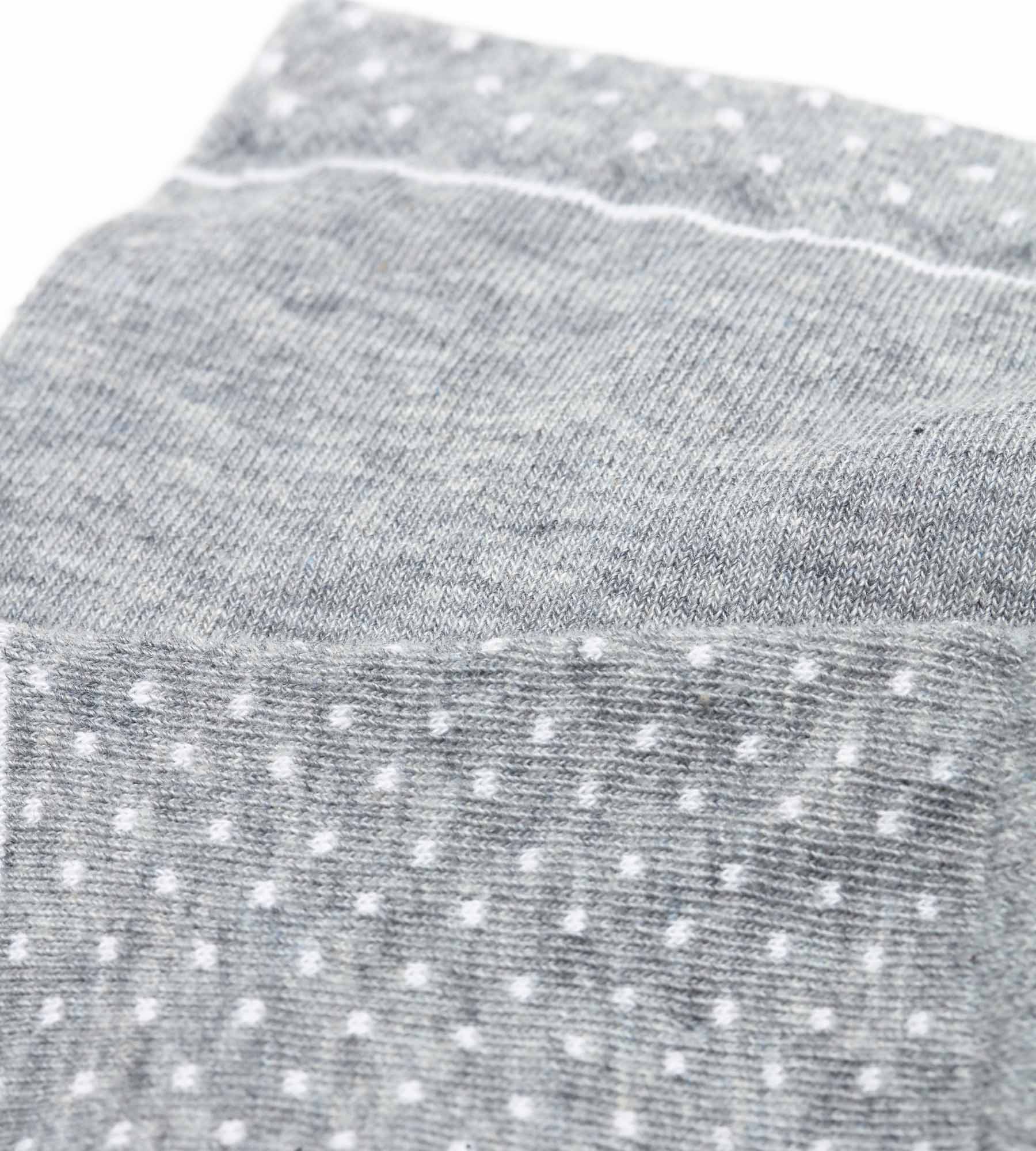 DIM Pack de 2 pares de calcetines de mujer de algodón orgánico con lunares Gris Dim Good