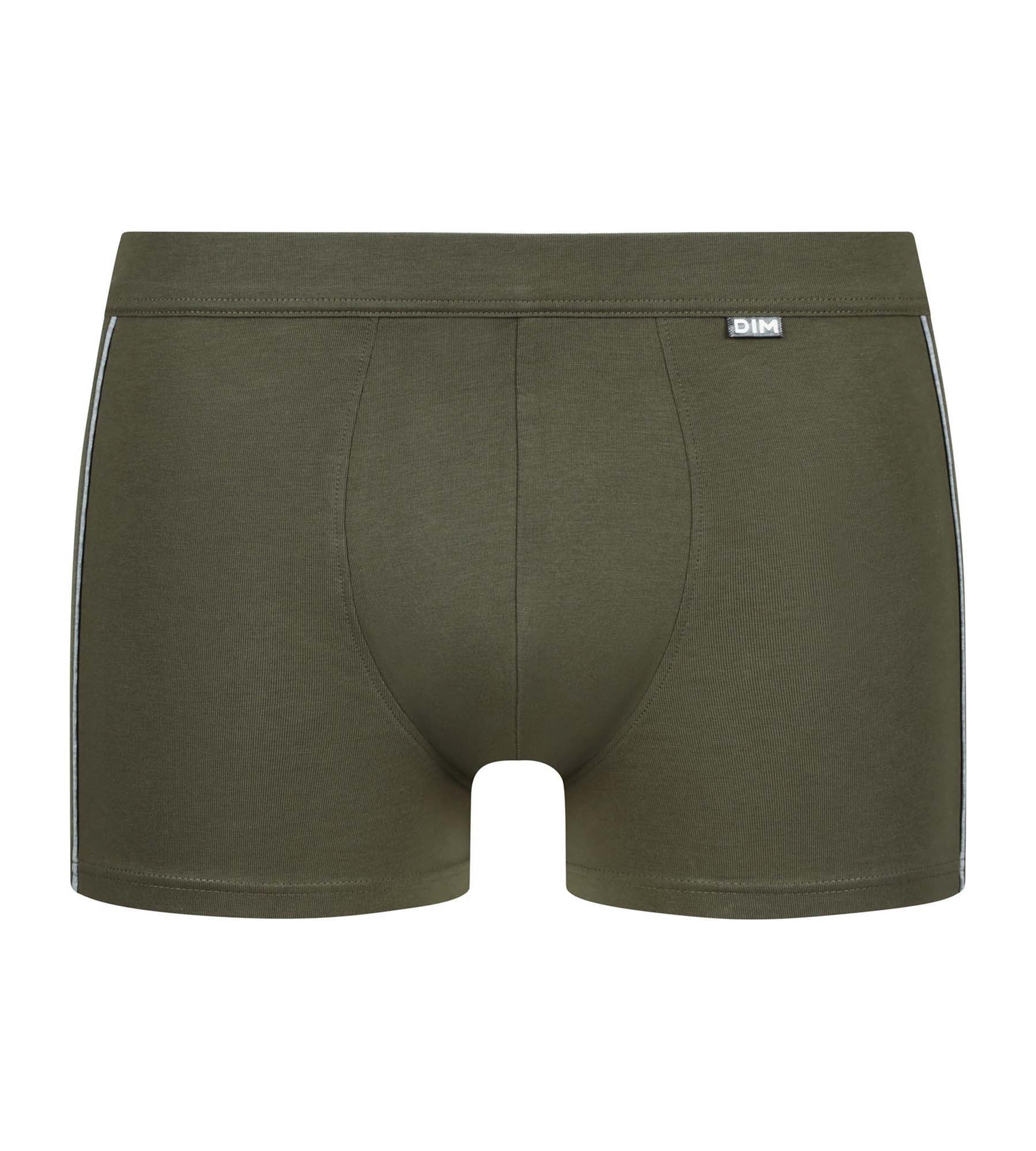 DIM Boxer de hombre Classic Cotton Camouflage Verde