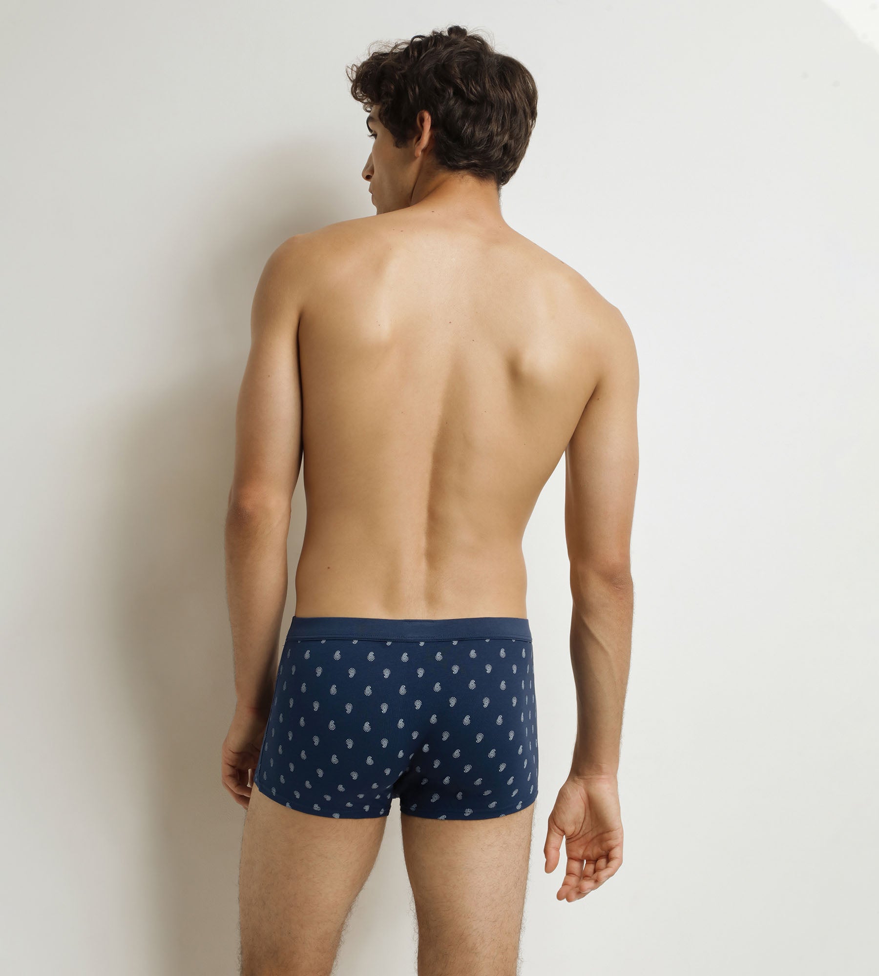 DIM Calzoncillos bóxer para hombre Negro con gotas Classic Cotton